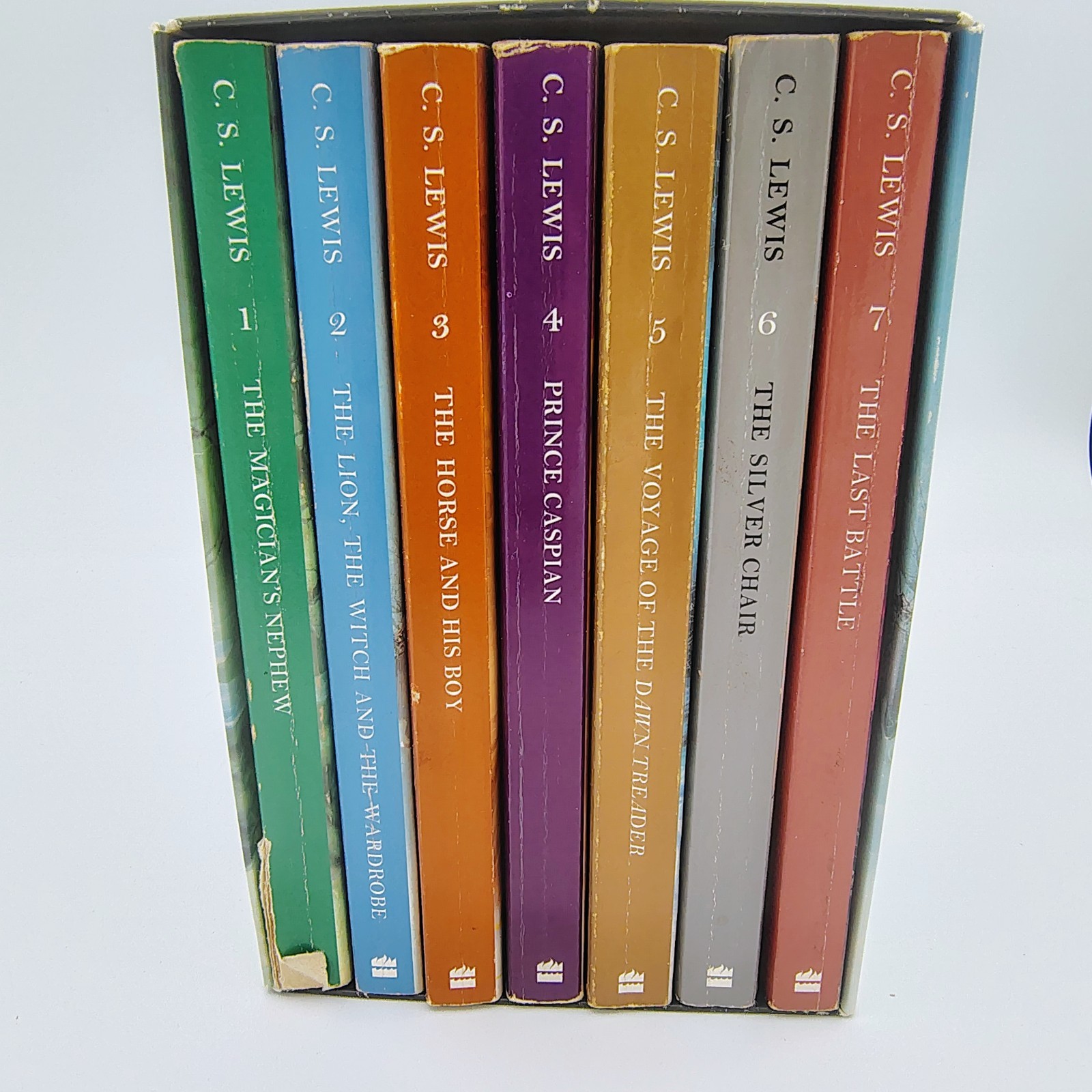 C. S. Lewis The Chronicles of Narnia 7-Box Set Paperback Harper Collins