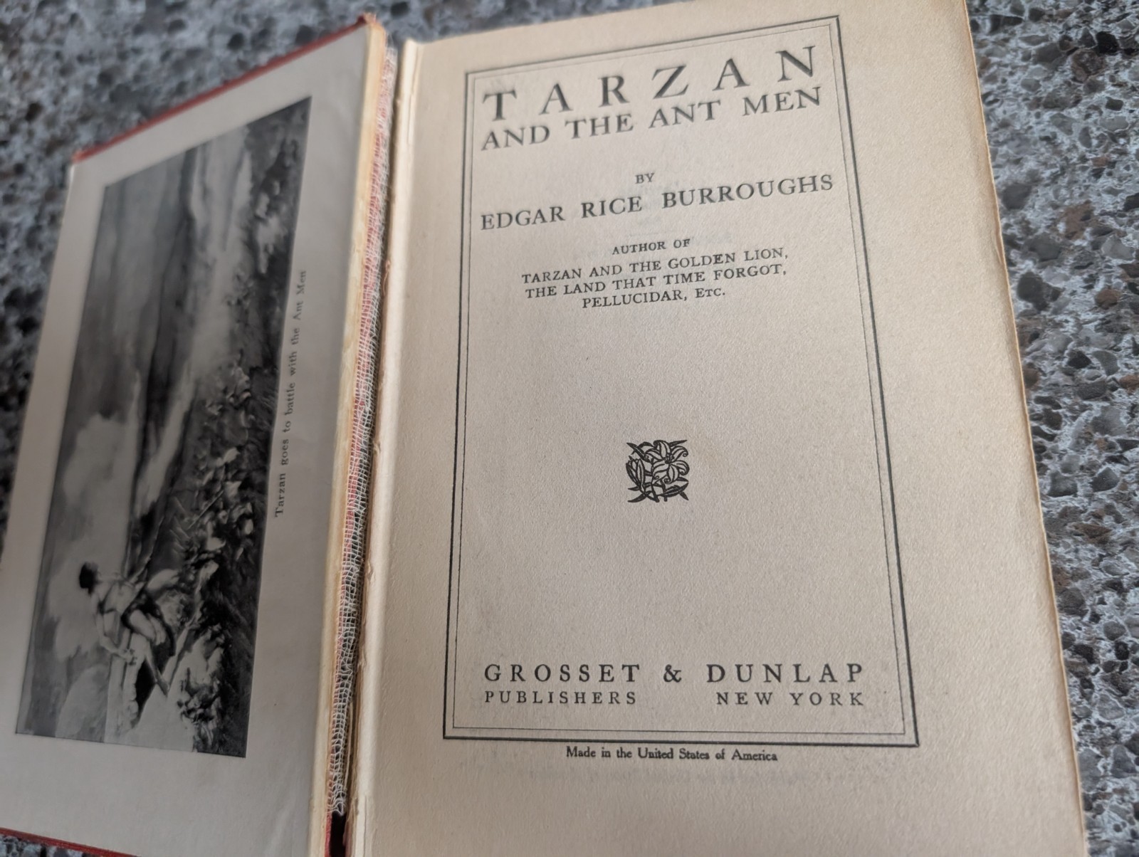 Edgar Rice Burroughs Novel Lot 11 HC Books First Ed. Grosset & Dunlap Tarzan