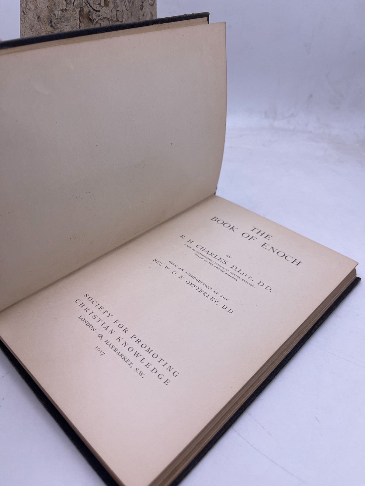 1917 Book of Enoch R H Charles SPCK 1 Enoch Oesterley Intro Religious Theology