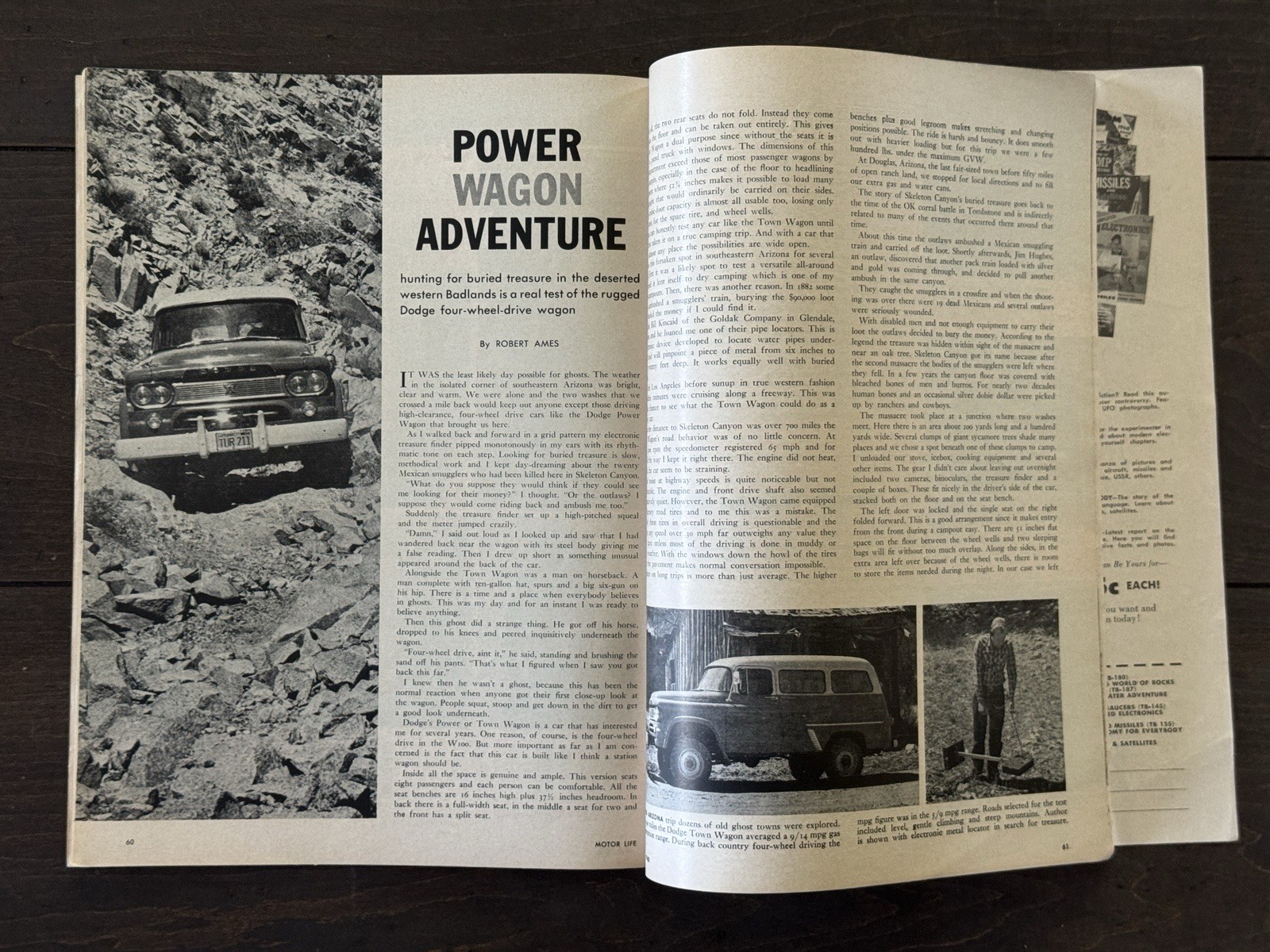 Motor Life – July 1960 Testing Ford, Chevy, Plymouth & More No Label – Very Good
