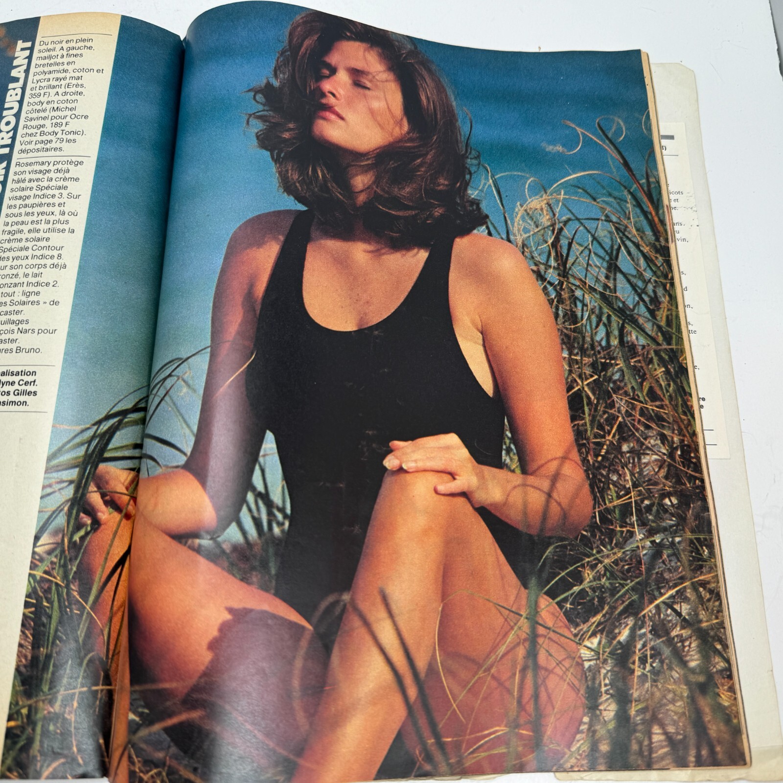 Cosmopolitan Elle Uk 1985 Rosemary Macgrotha Elle Macpherson Jerry Hall