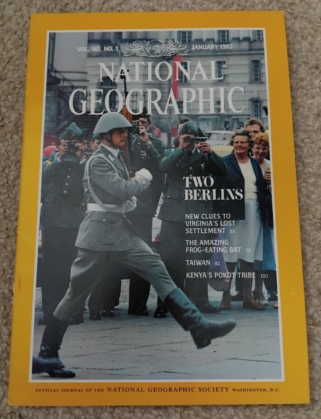 Magazine – National Geographic – Vol. 161, No. 1 – January 1982