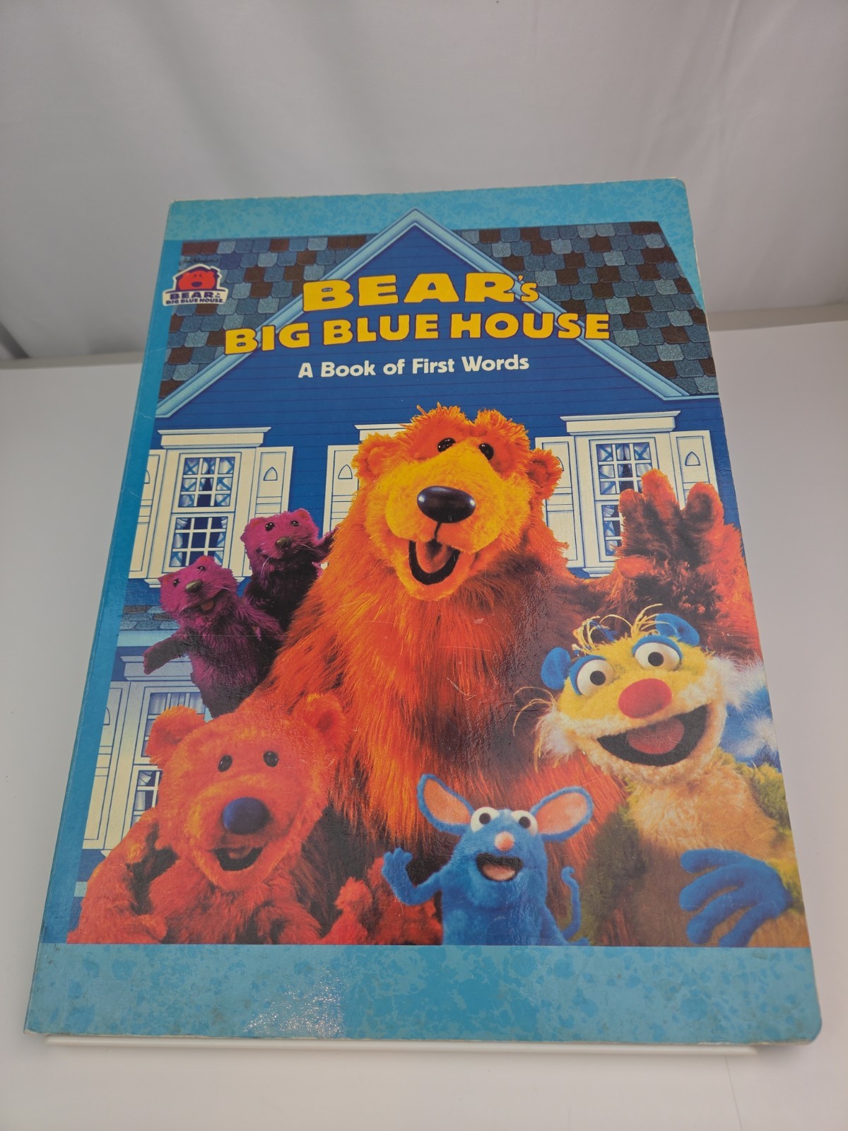 Bear In The Big Blue House A Book Of First Words Board Oversize Book – 2000 VTG
