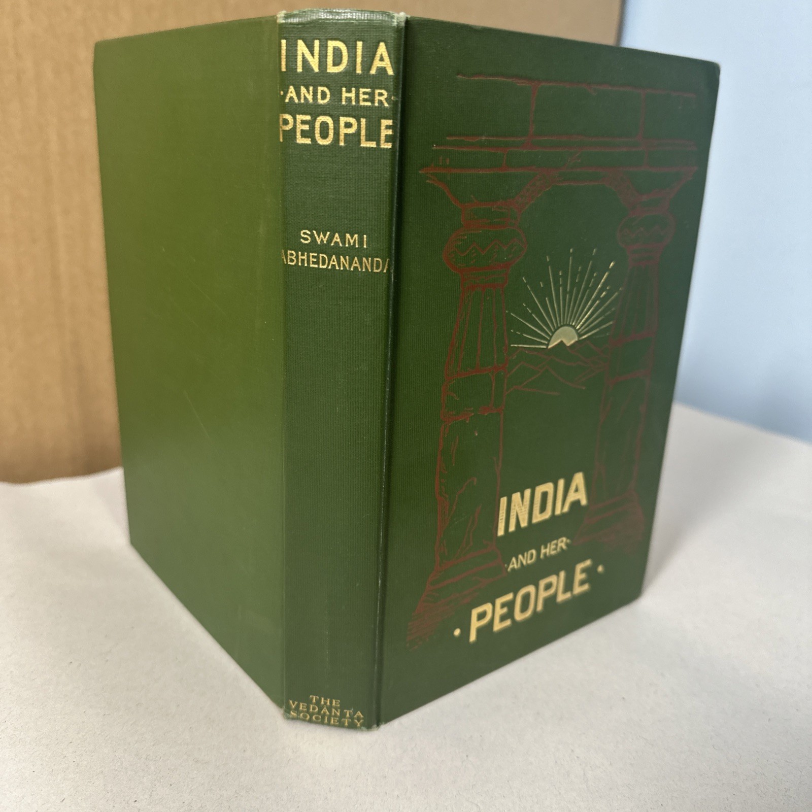 India and Her People By Swami Abhedananda First Edition 1906 Rare Book