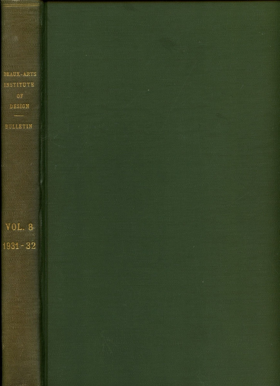 n/a / Bulletin of the Beaux-Arts Institute of Design November 1931-October 1932