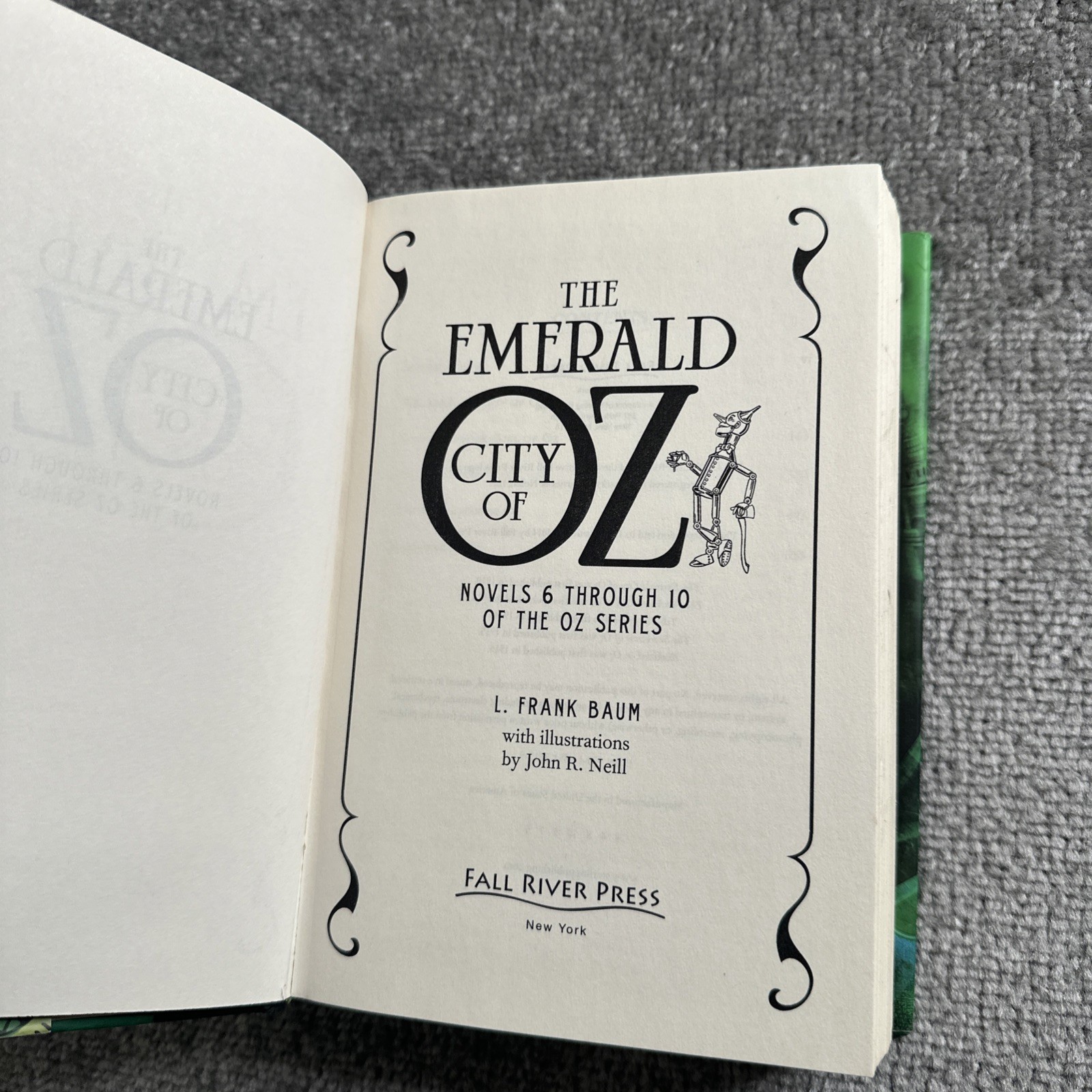 Lot Of 3 Novels 1 Through 15 of the Oz Series Hard Cover L. Frank Baum
