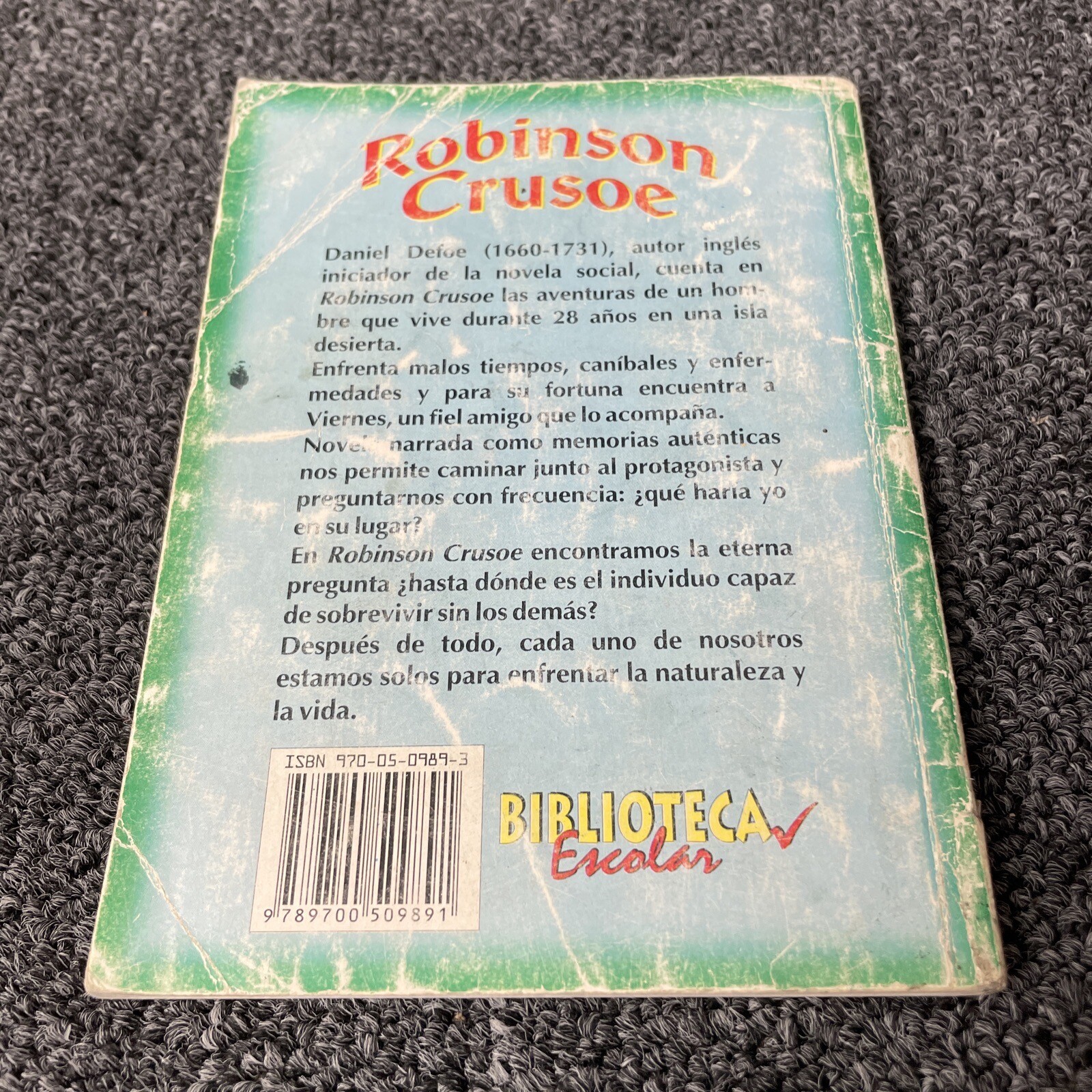 Robinson Crusoe by Daniel Defoe Rare Book 1998