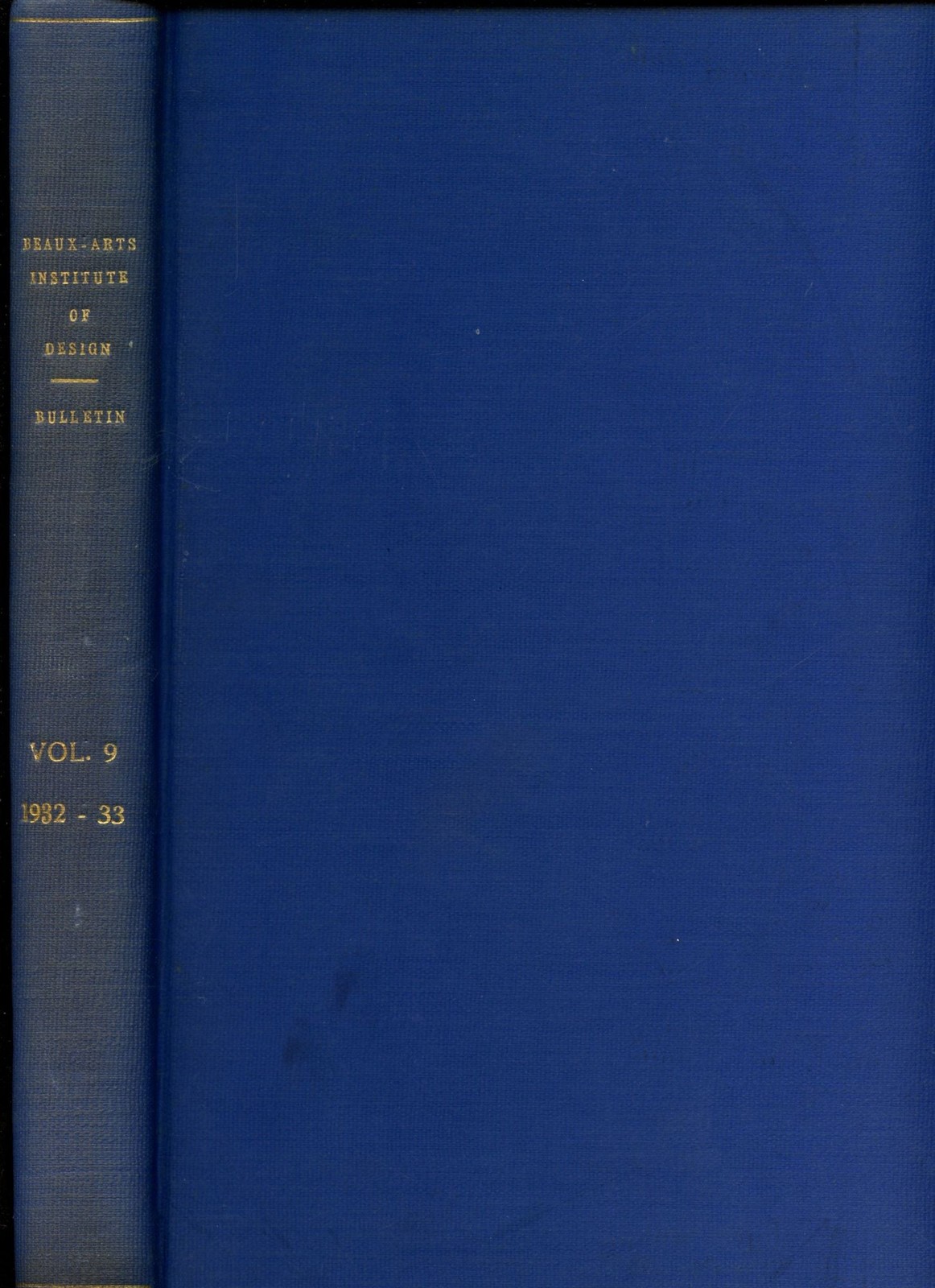 n/a / Bulletin of the Beaux-Arts Institute of Design November 1932-October 1933