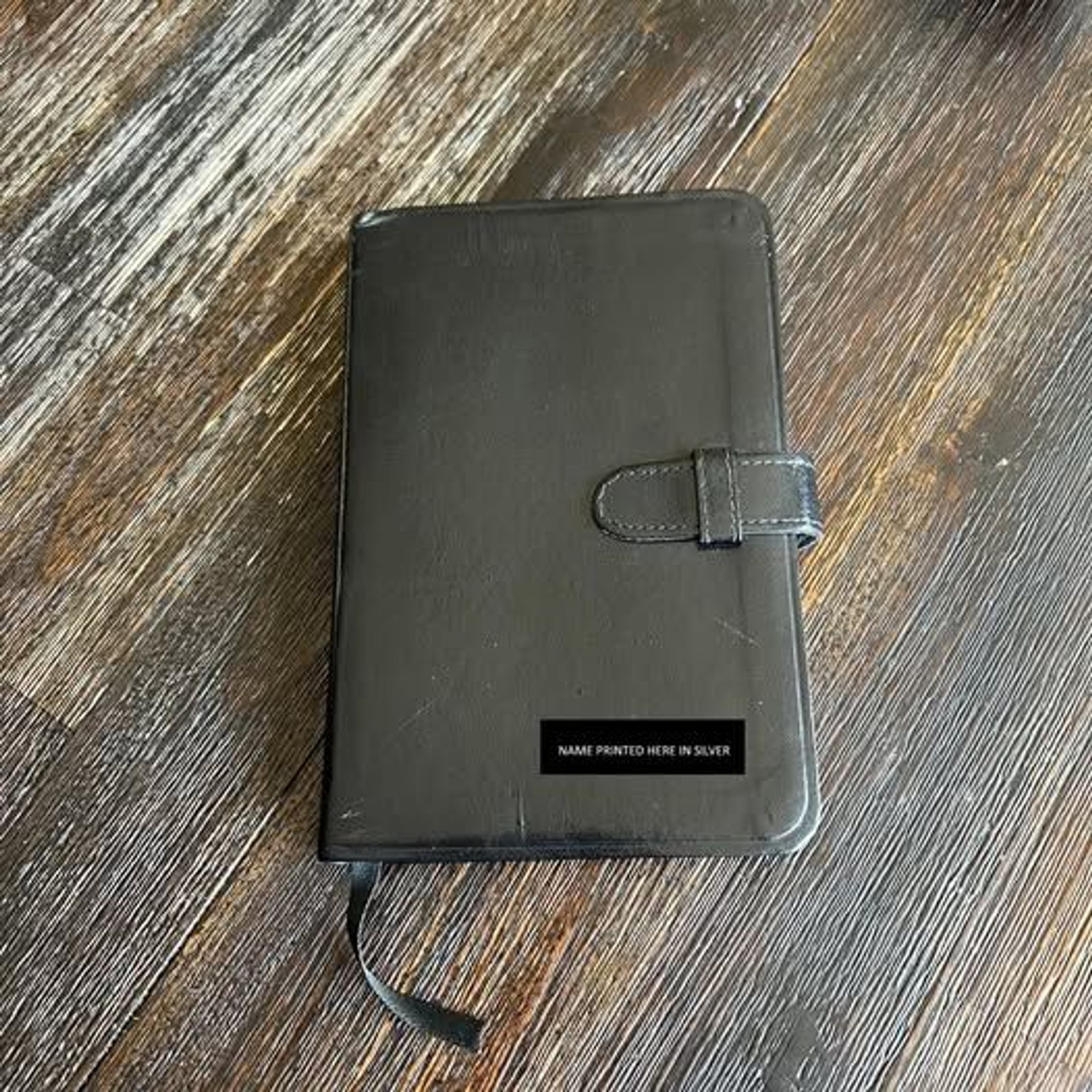 Holy Bible New International Version NIV Compact Thinline Black Bonded Leather