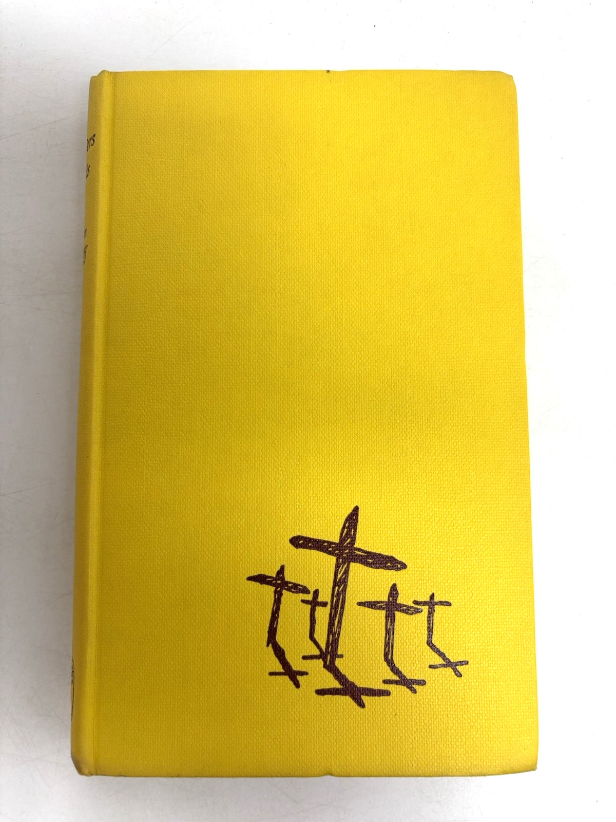 Vintage Yellow Books for Decoration. 11.5cm shelf space.