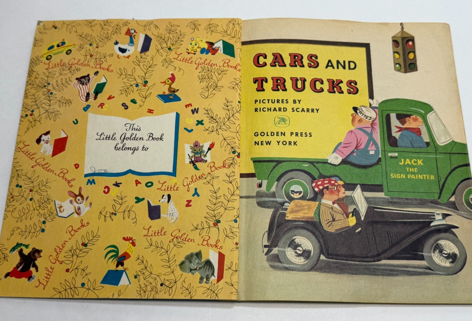 Lot of 6 Vintage 1950s Little Golden Books – Kittens, Farm Stamps, Helicopter++
