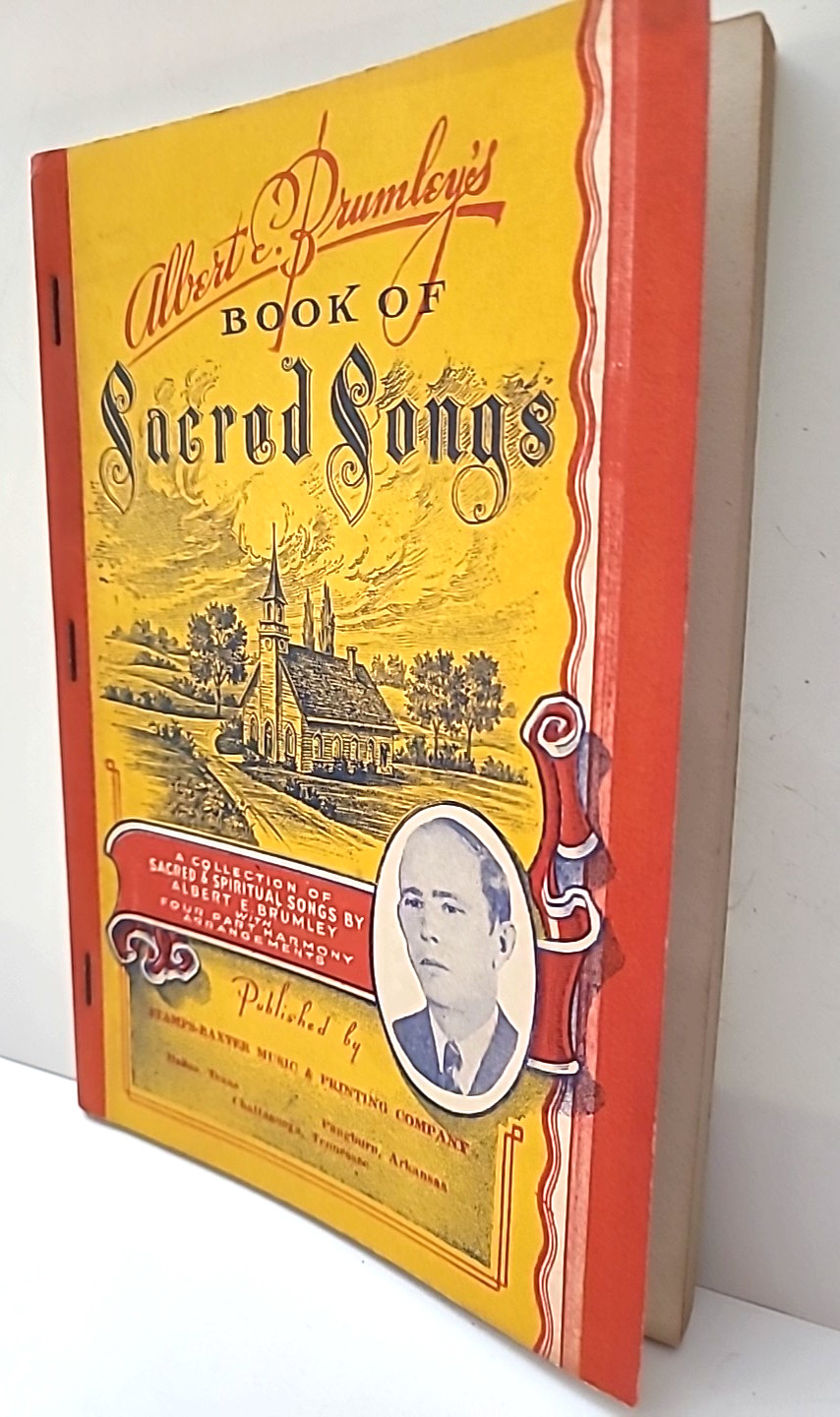 Albert E Brumley’s Book Of Sacred Songs 1944 Copyright Paperback Staple Bound