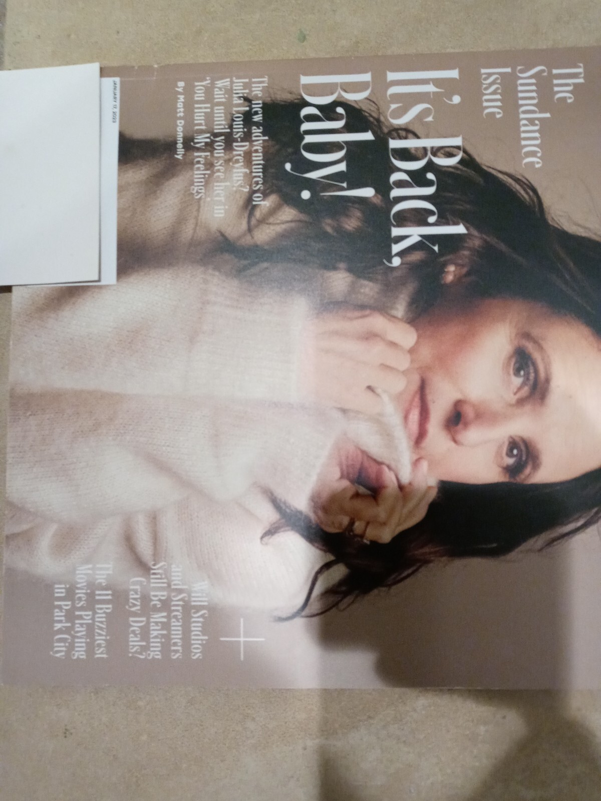 VARIETY MAGAZINE JANUARY 17 2023 JULIA LOUIS DREYFUS SUNDANCE WALT DISNEY ABBOTT