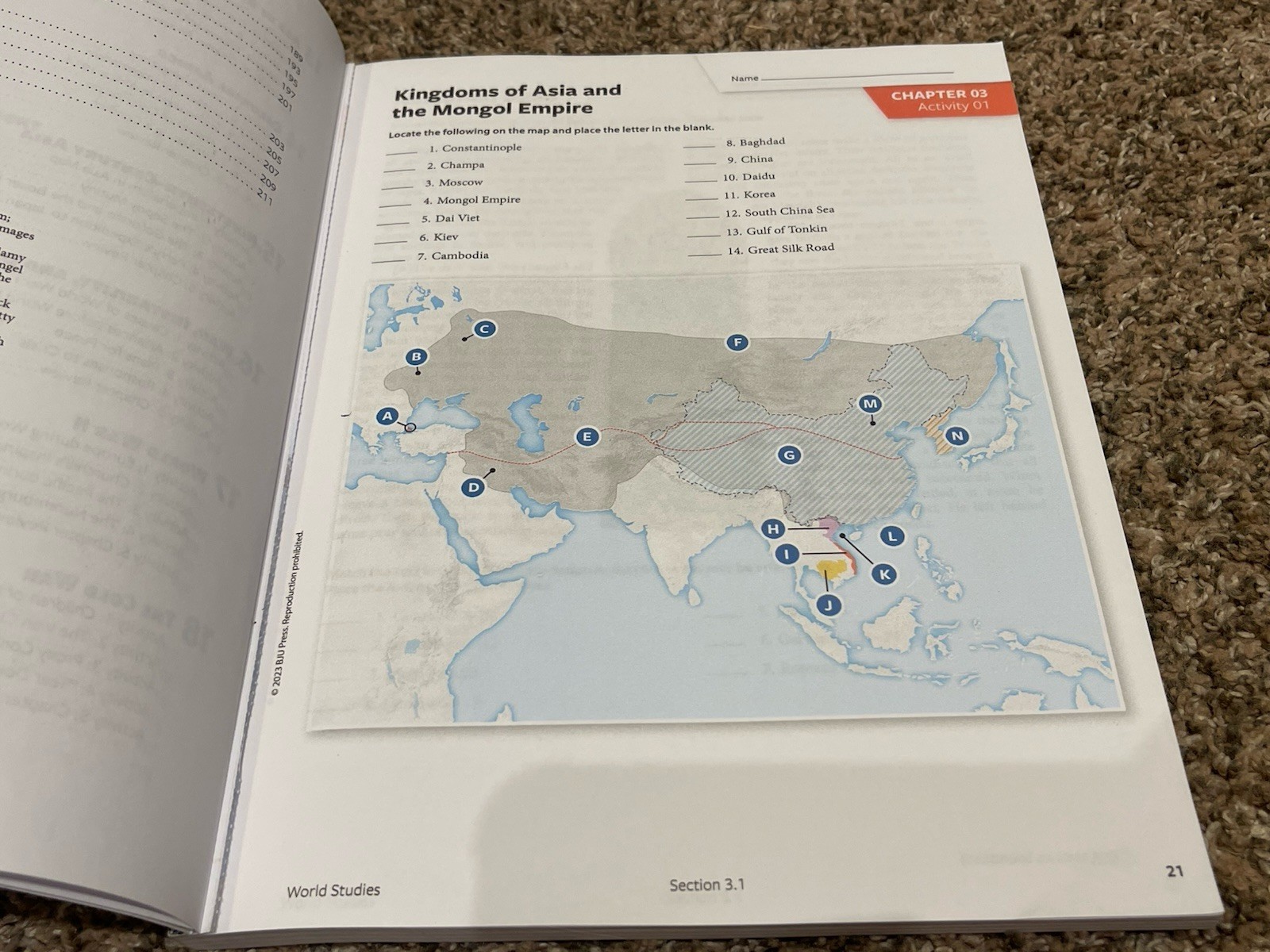 BJU Press World Studies Textbook Kit Grade 7 5th Edition