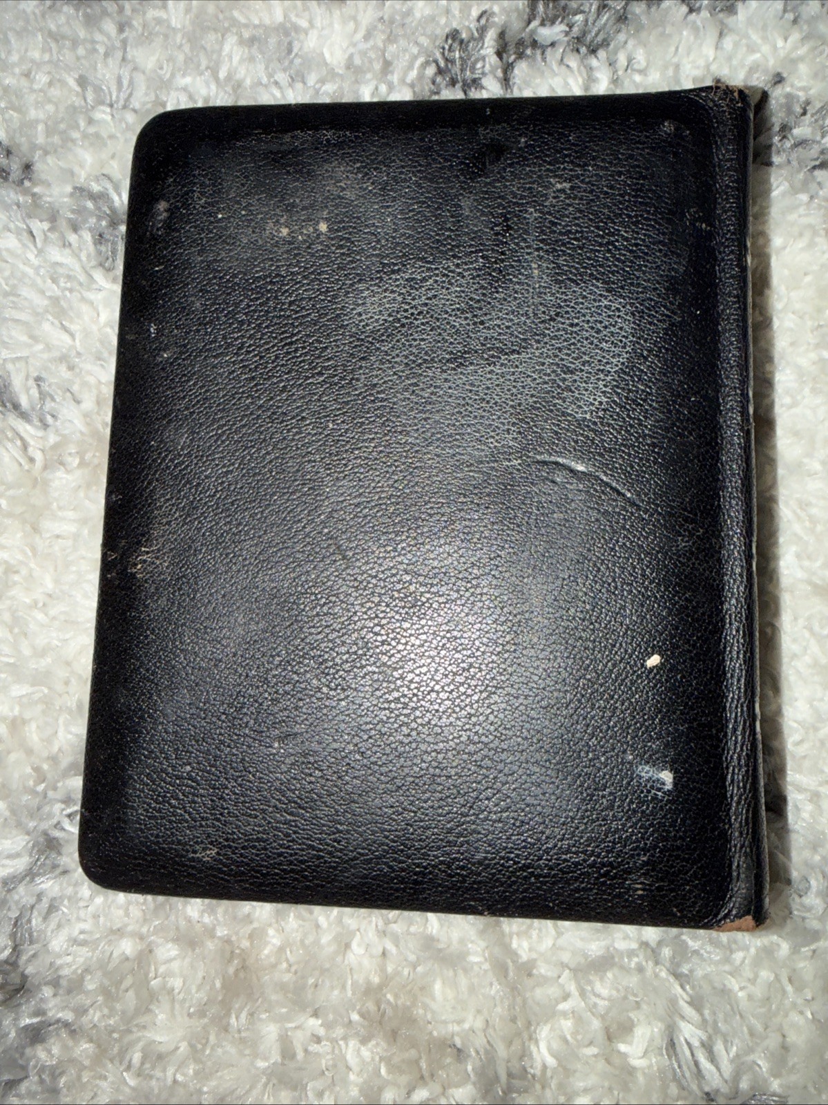 THE HOLY BIBLE, CONTAINING THE OLD AND NEW TESTAMENTS LEATHER BOUND INDEXED RARE