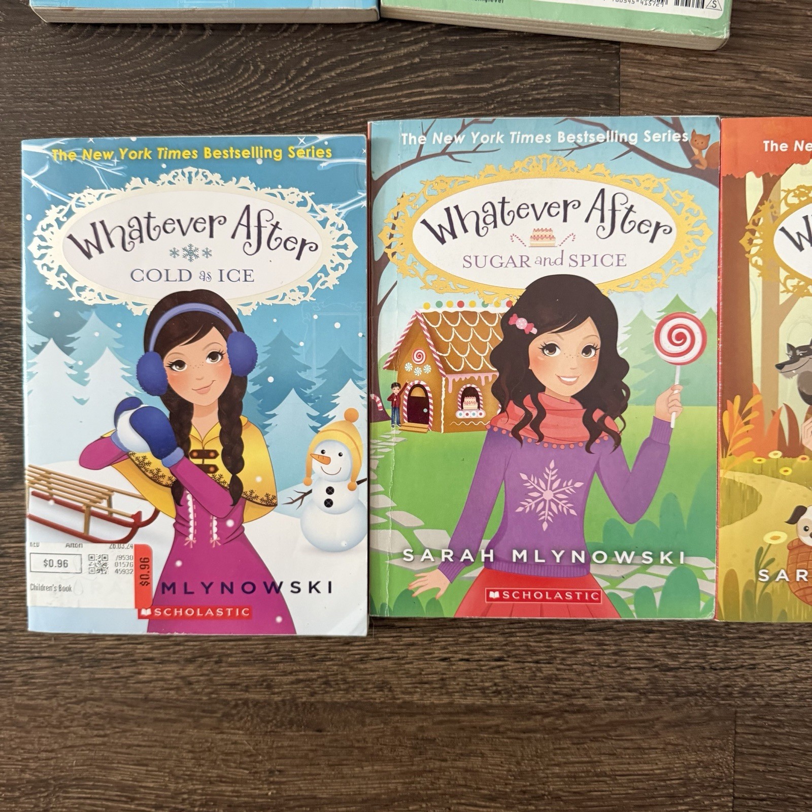 Whatever After Book Lot 7 Sarah Mlynowski Scholastic Fairy Tale Chapter Books