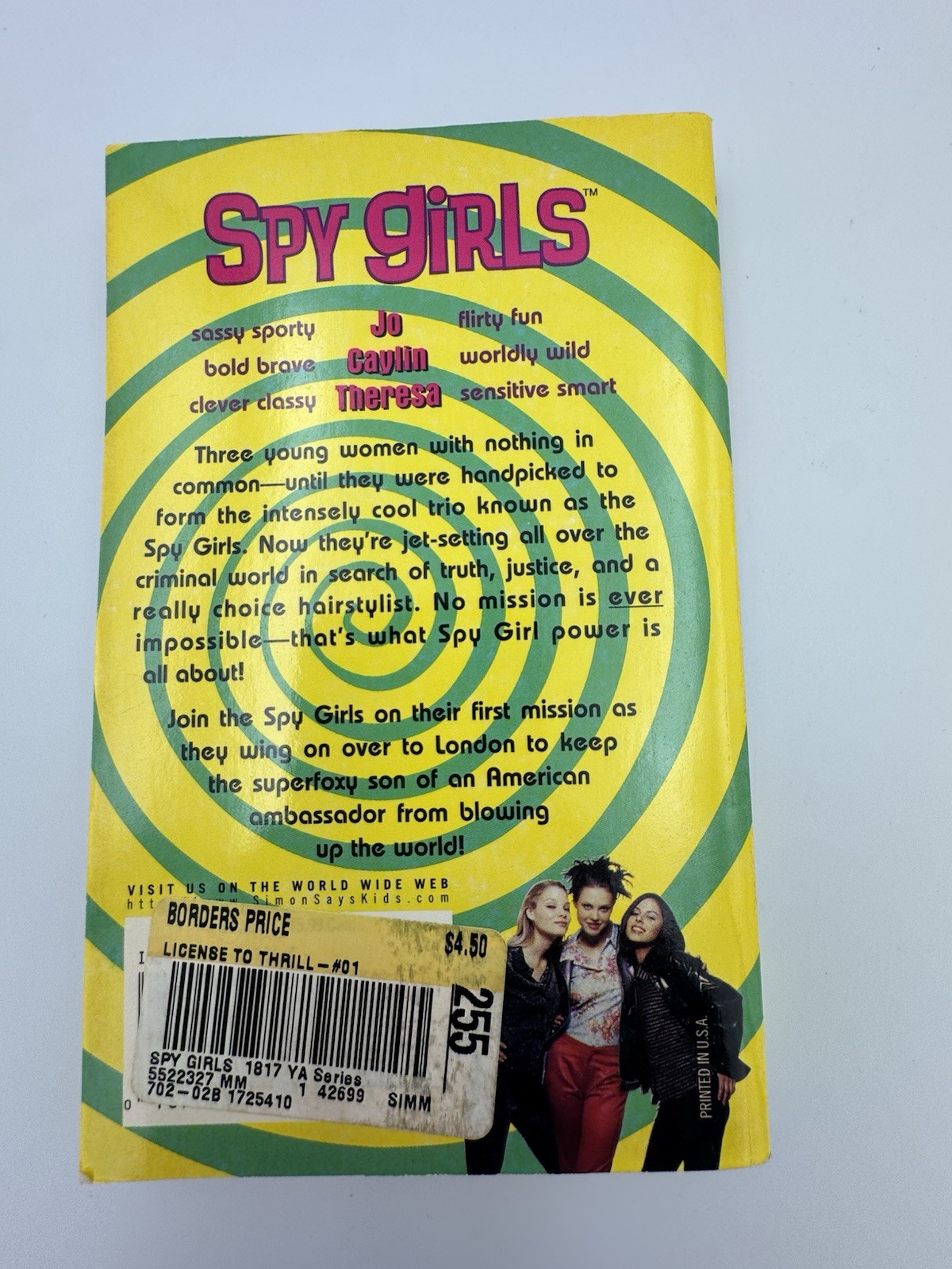Spy Girls Elizabeth Cage COMPLETE 6 Book Set Full Series Y2K 1998 1999 RARE