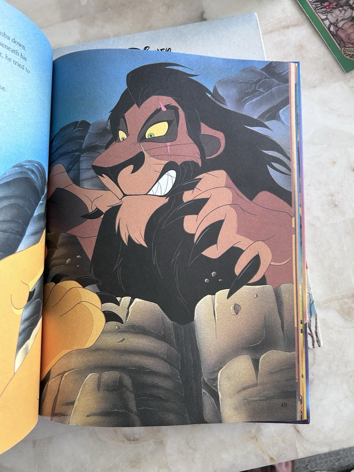 Lot of 5 Walt Disney Oversize Hardcover Books Gallery mouse works Lion King