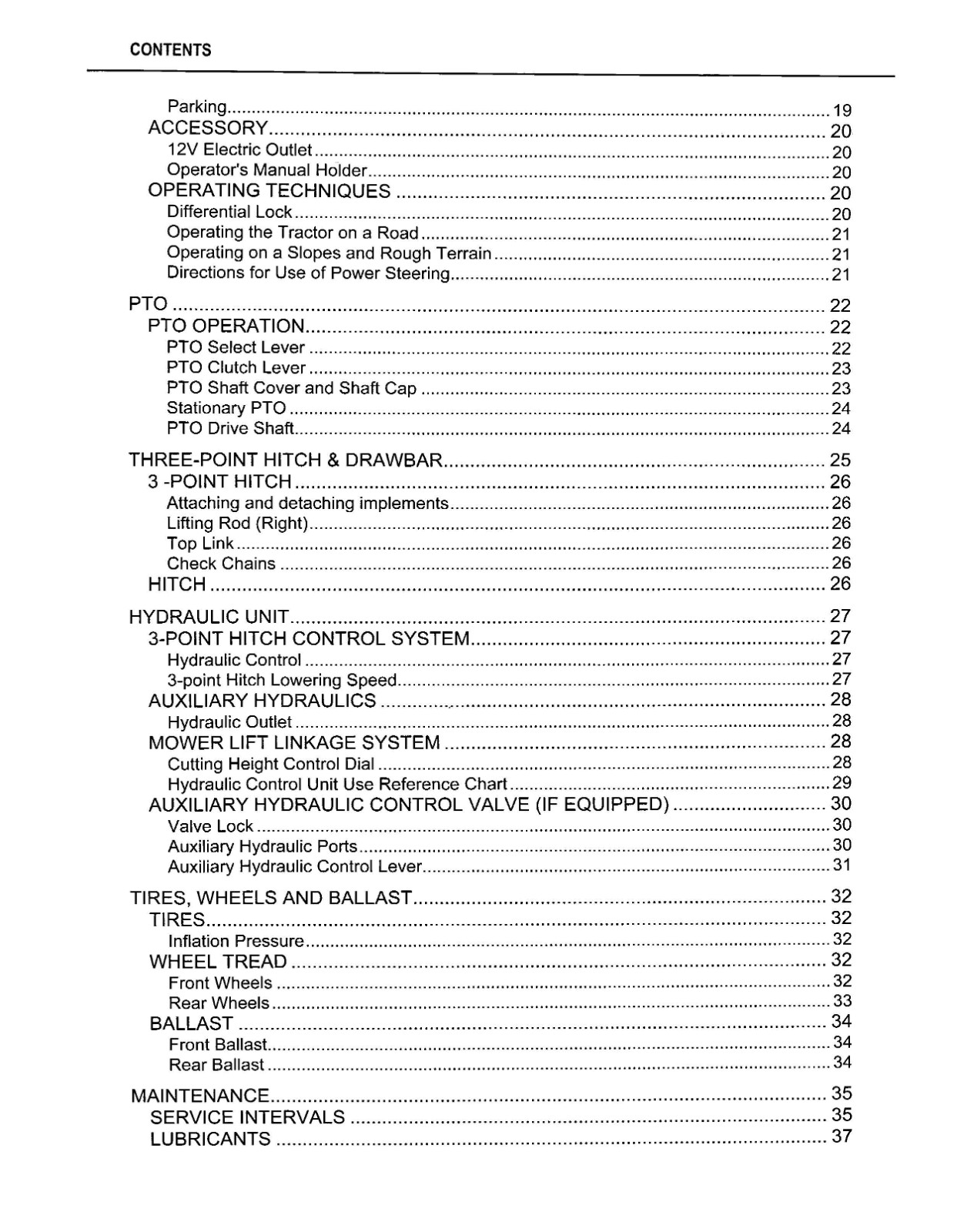 Kubota BX1850 BX2350 Operator’s Manual: 81 Pages & Coil Bound