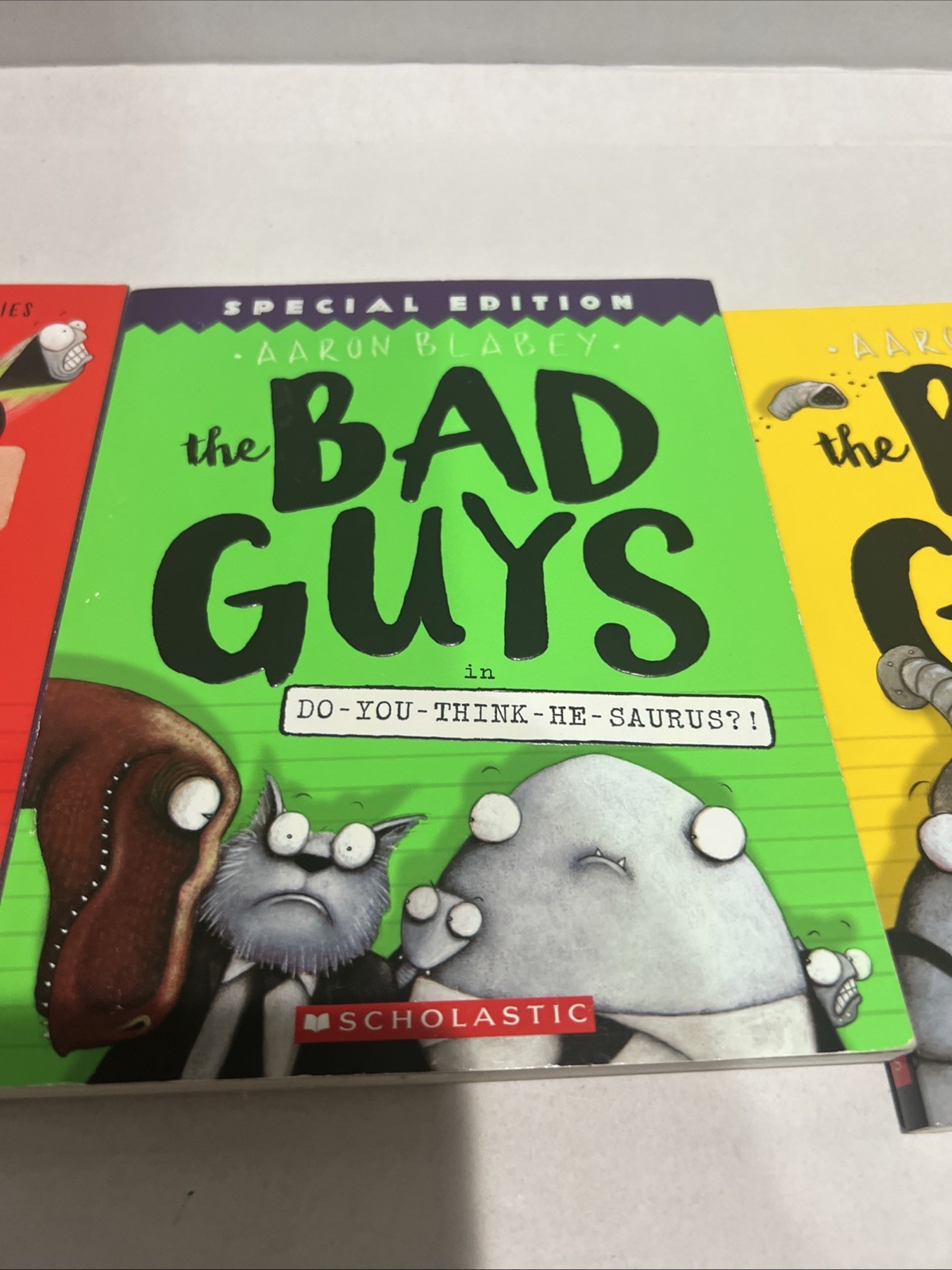 The Bad Guys By Aaron Blabey 3 Book Lot