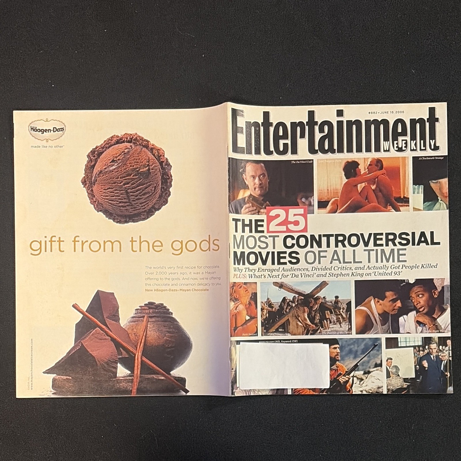 Entertainment Weekly Issue #882 (June 16, 2006) 25 Controversial Movies, King