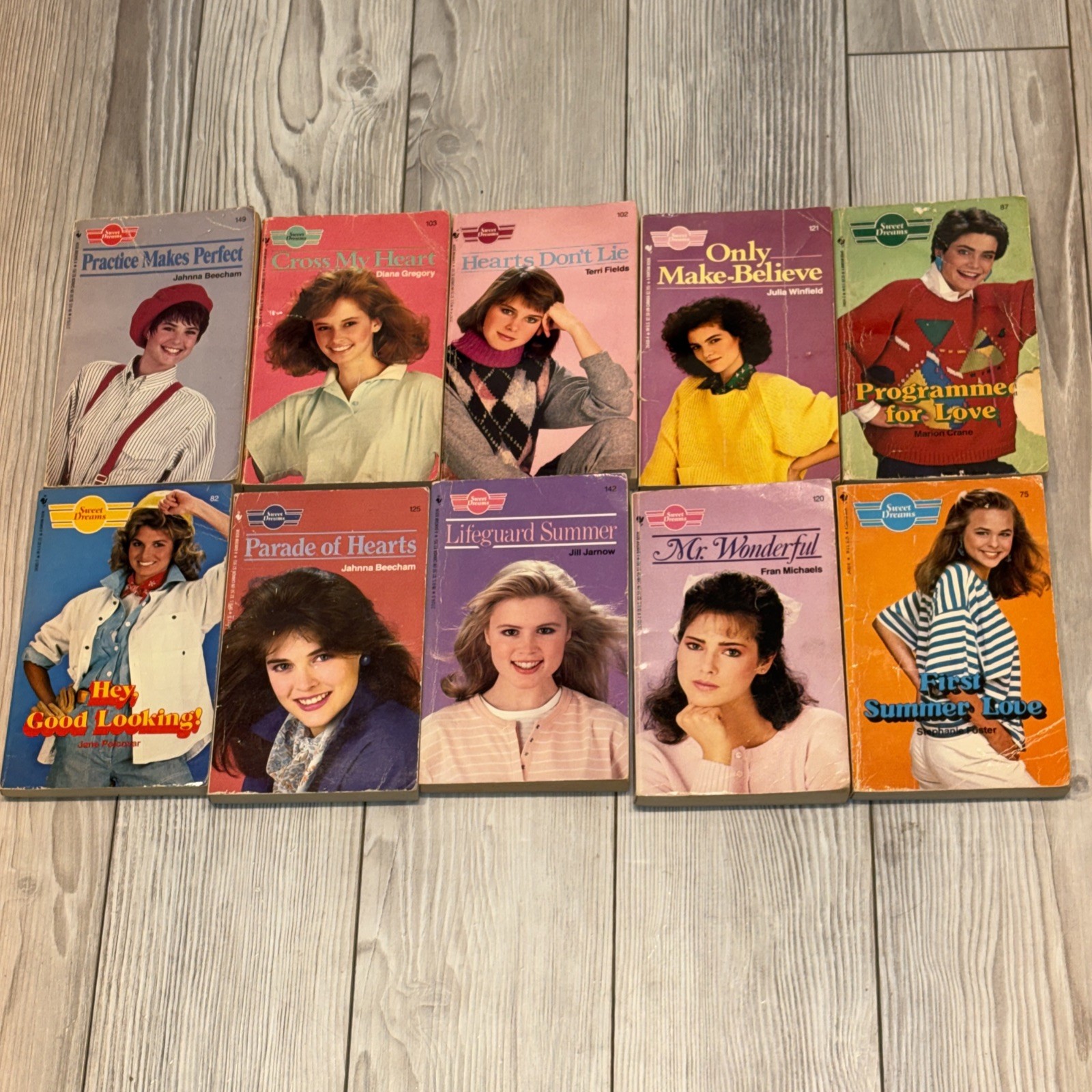1980’s Sweet Dreams Vintage Paperback Books Young Teens Reading 10 In Lot