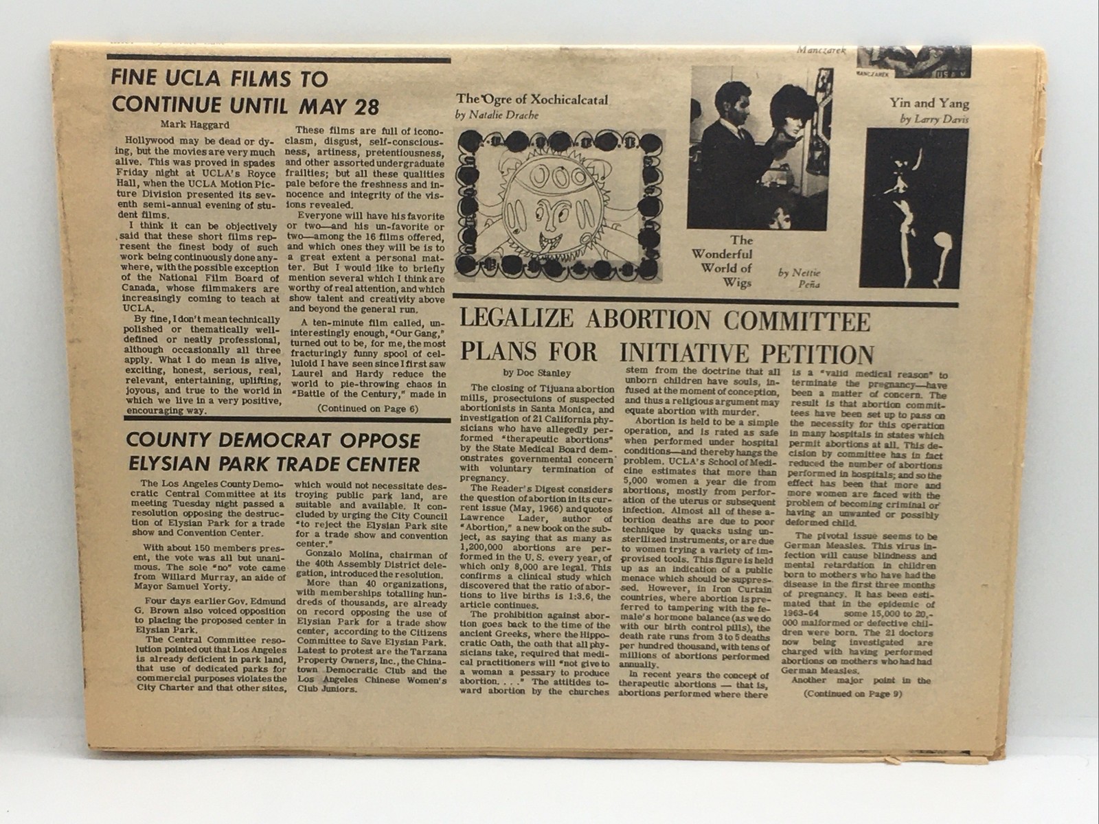 May 20, 1966 Los Angeles Free Press The Case For Legalizing Abortions, LSD