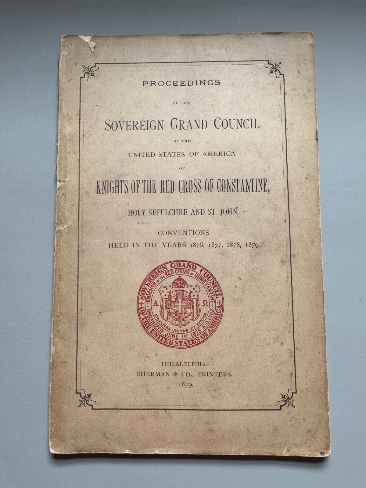 14 Masonic, Rosicrucian, Knights, St. John, Red Cross of Constantine, 1876-1947