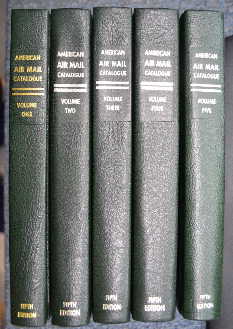 American Air Mail Catalogue Fifth Edition Volume 1 thru 5 HC
