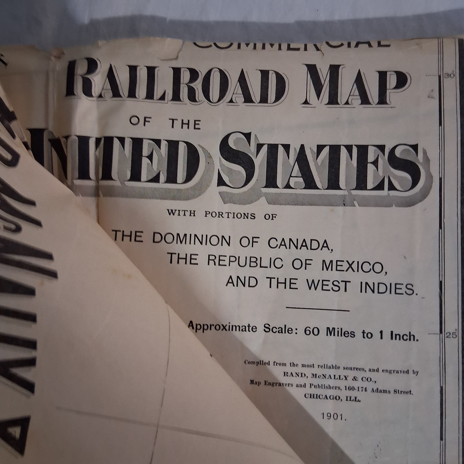 1900 Rand McNally & Co.’s Indexed Universal Atlas Of The World. 11.5″x14″