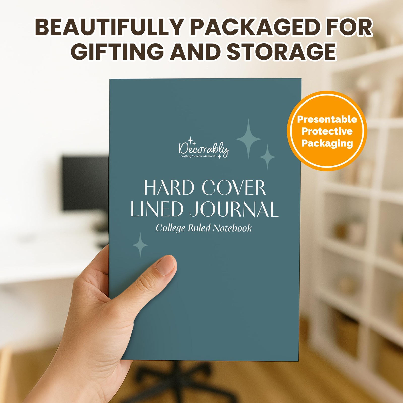 312 Pages A5 Teal Journal Lined Notebook for & Men, 5.7×8.3in PU Leatherbound…