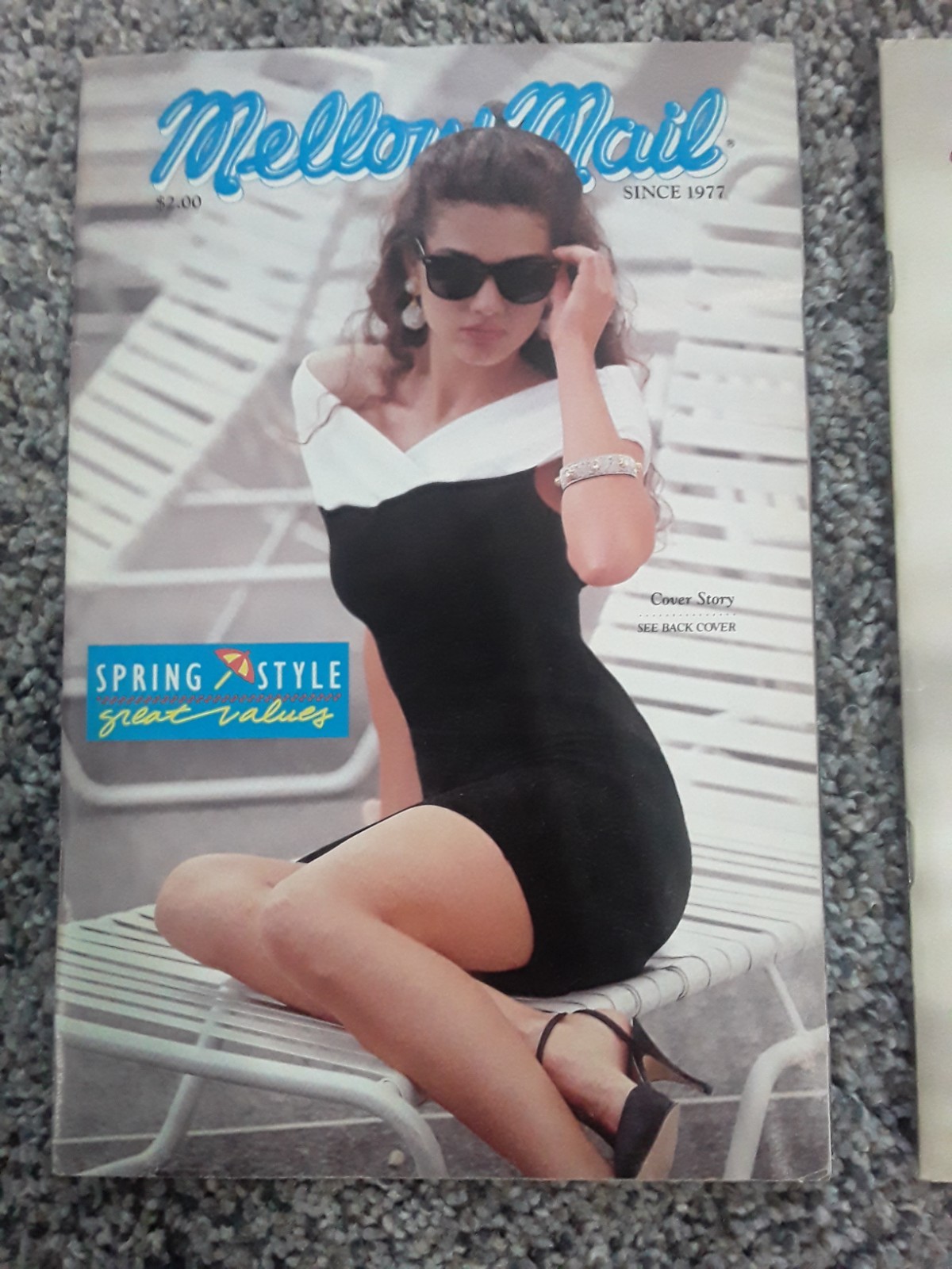 Mellow Mail Catalog log 1980’s Lingerie swimsuit Sexy Vintage Fashion