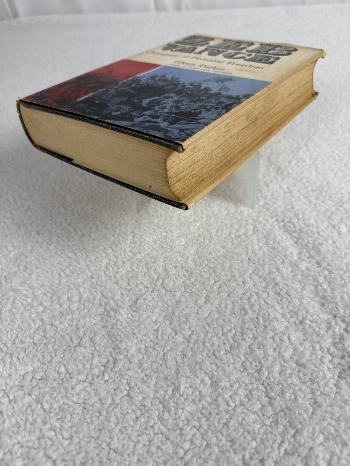 SIGNED 1965 Zeb Vance: Champion Personal Freedom, NC Civil War Governor HC/DJ