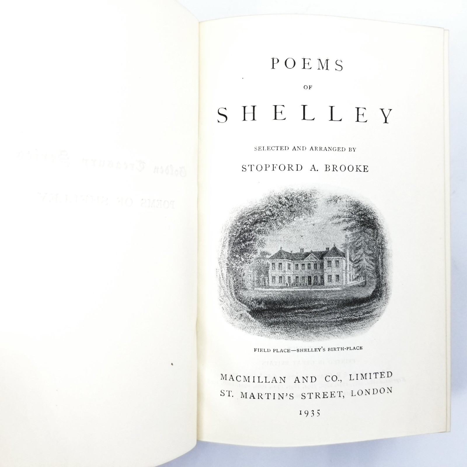 Keats & Shelley – Sangorski & Sutcliffe – 1937