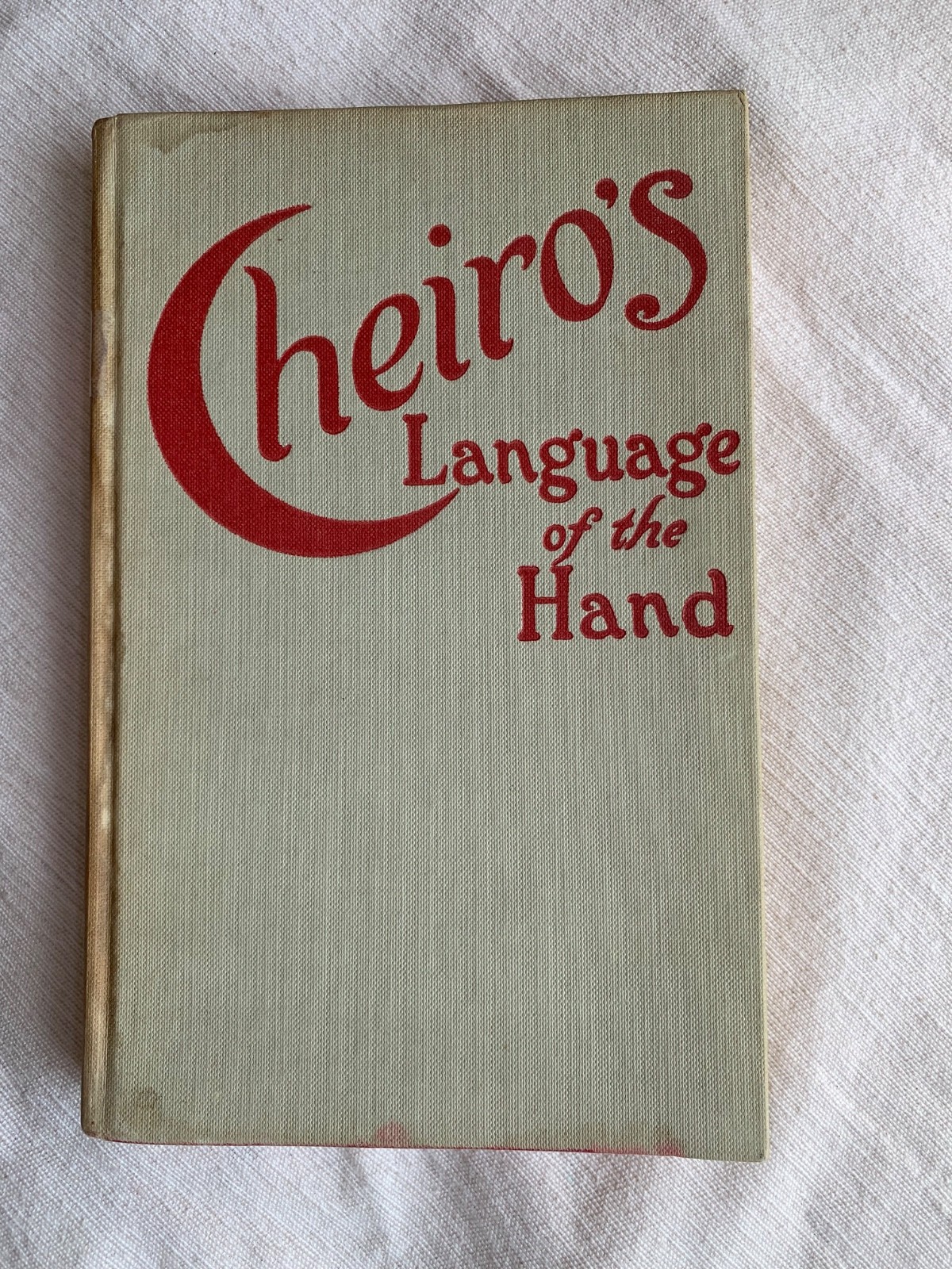 Cheiro’s Language Of The Hand by HERBERT JENKINS