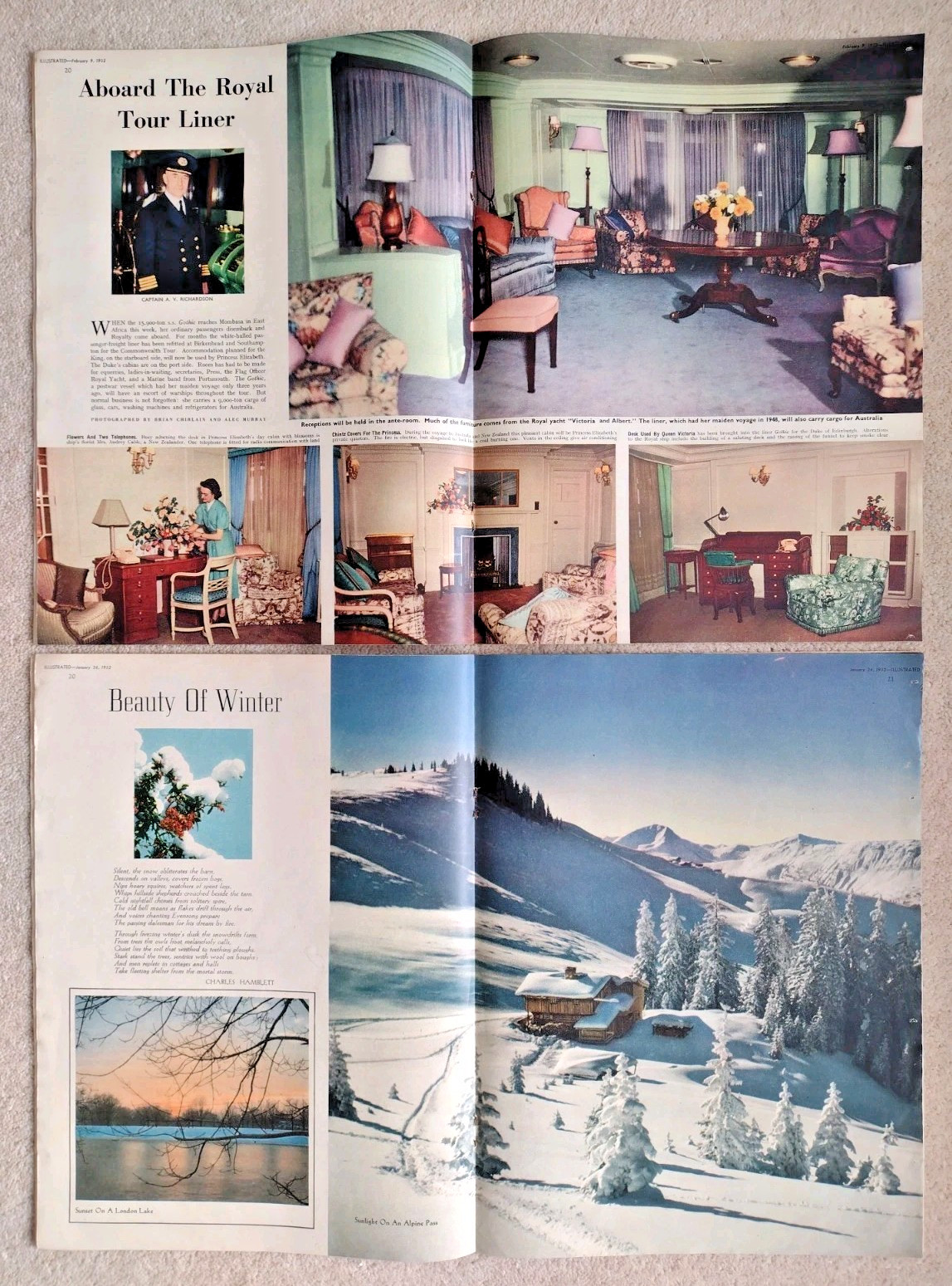 Illustrated magazine Jan-Mar 1952 x9: Elizabeth The Girl Born to be Queen +++