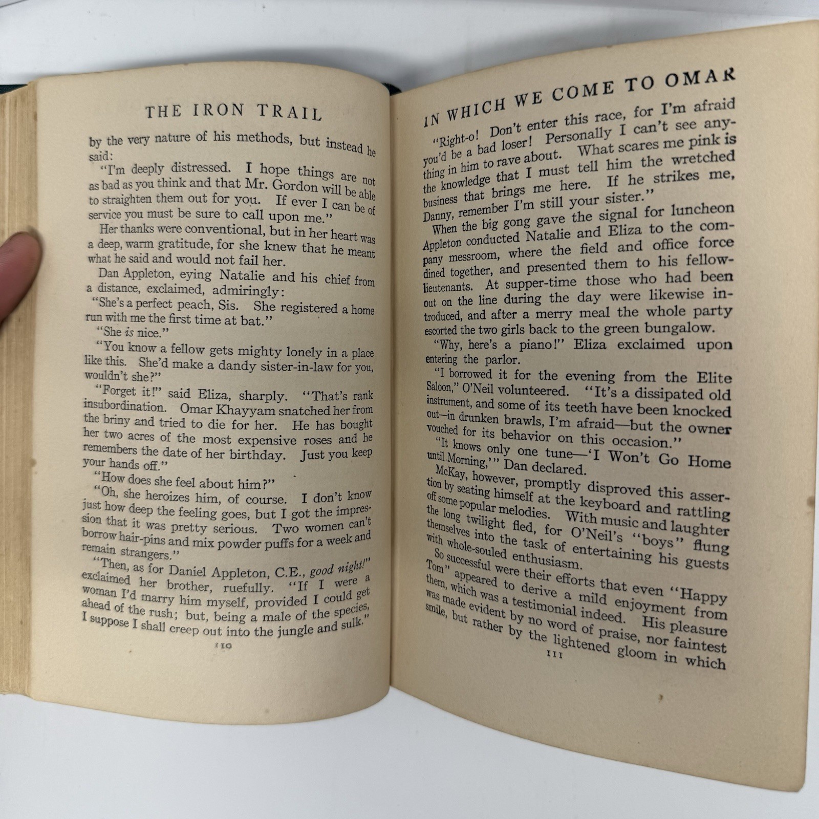 The Iron Trail Rex Beach A.L. Burt Early Printing 1913 HC Alaskan Romance