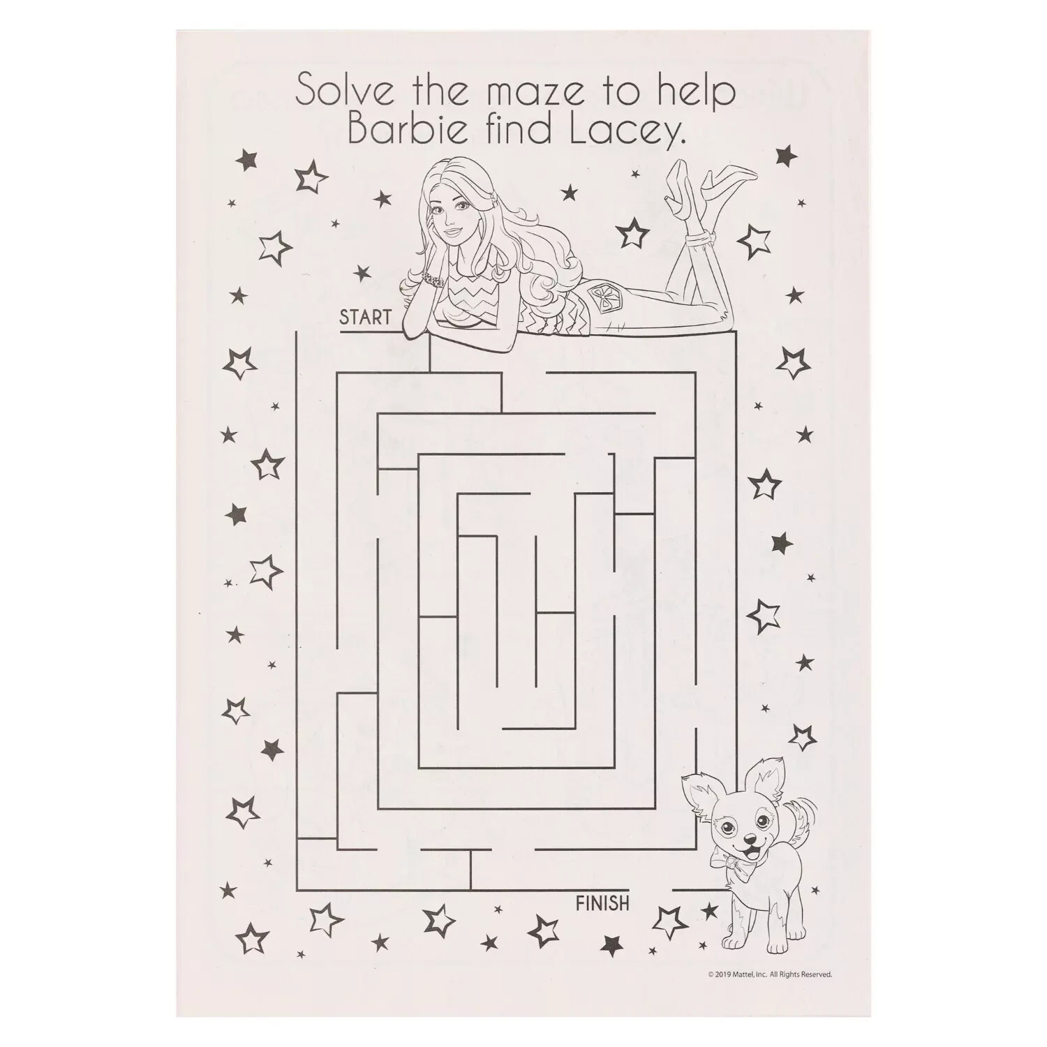 Barbie Coloring and Activity Book – 64 Pages with Bonus 3D Character Cutout!