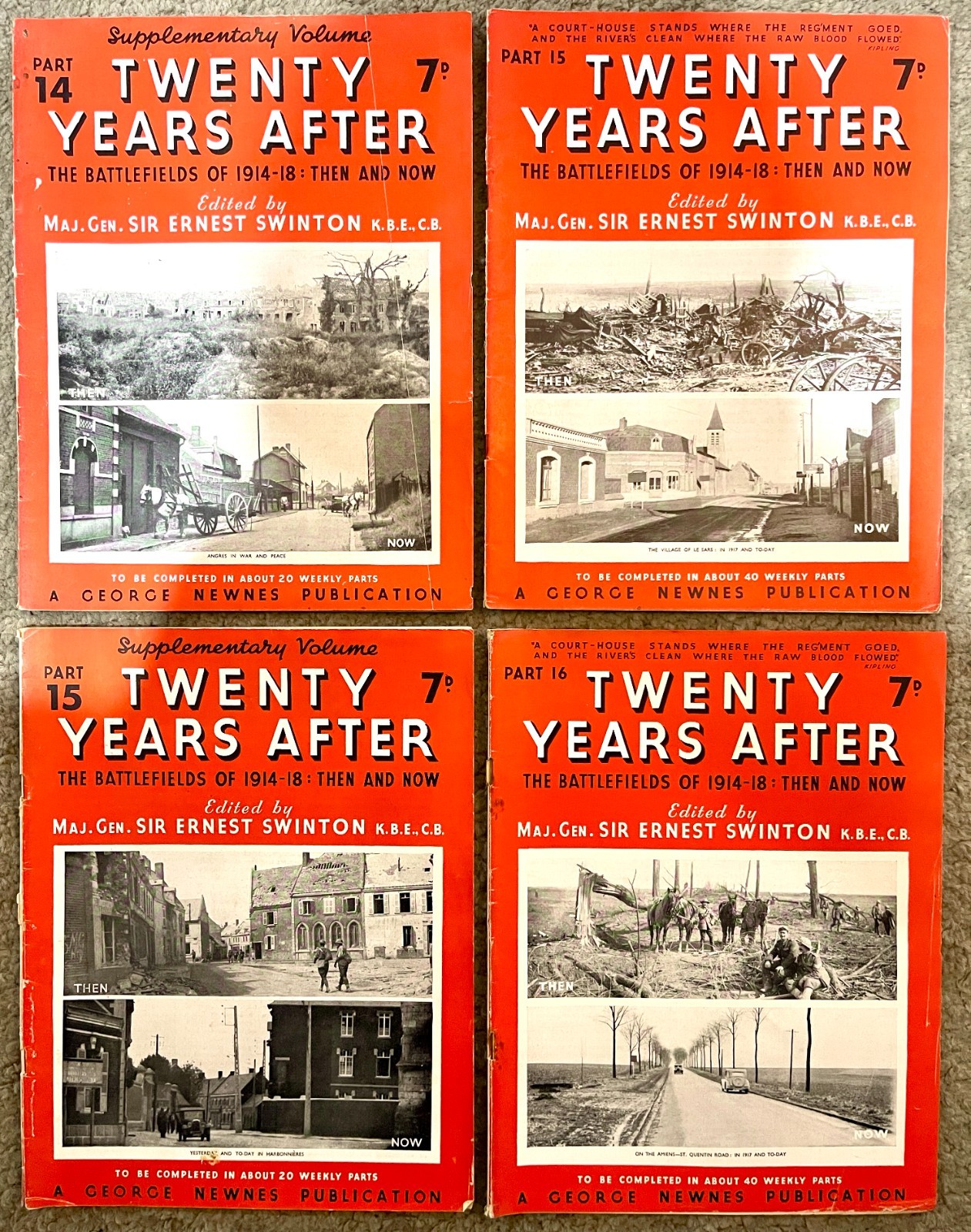 Twenty Years After WWI Magazine Bundle Parts 1-42 + Supplements 1914-18 Newnes