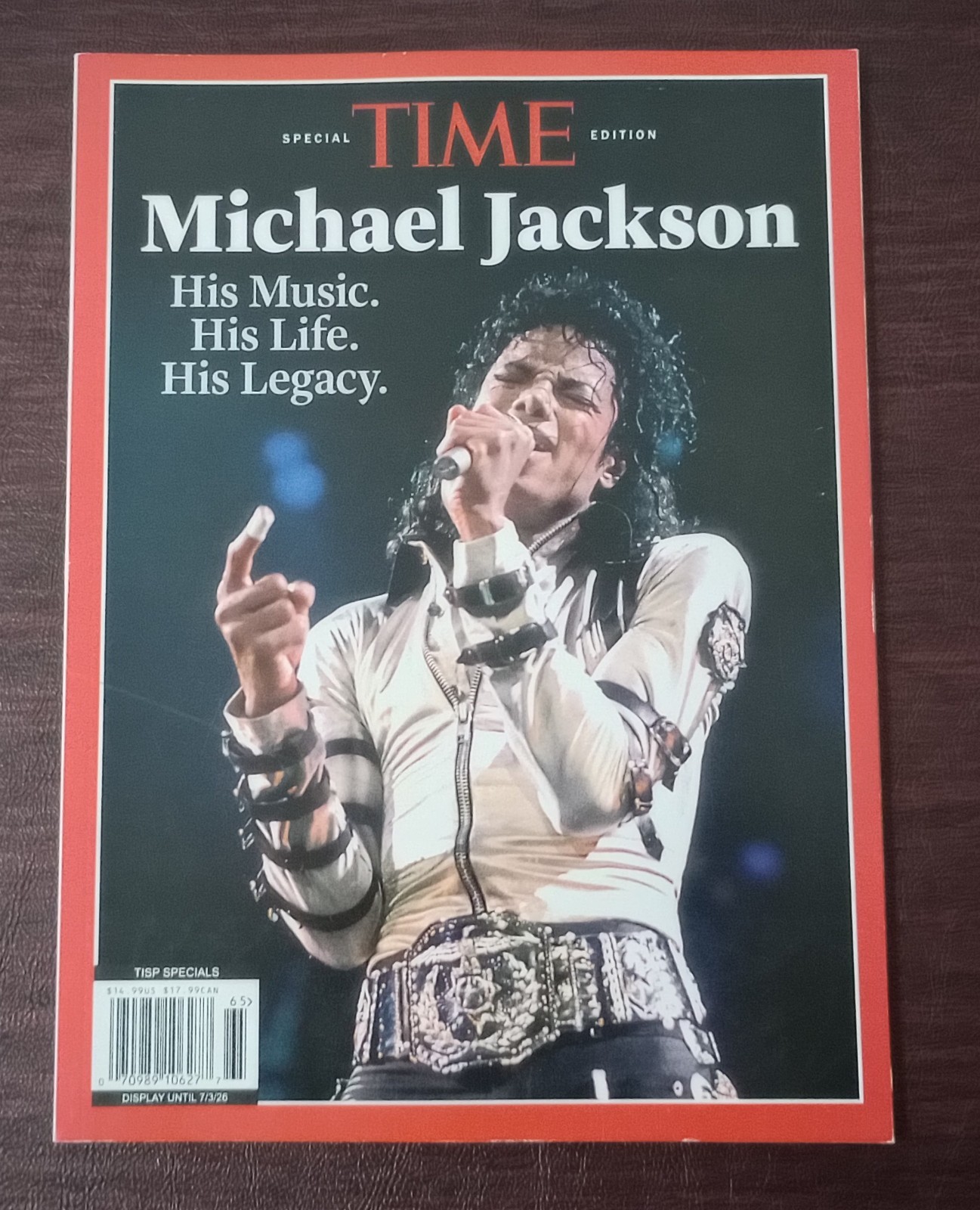 Michael Jackson: Special Edition Time Magazine – 2026, Brand New, FREE SHIPPING!