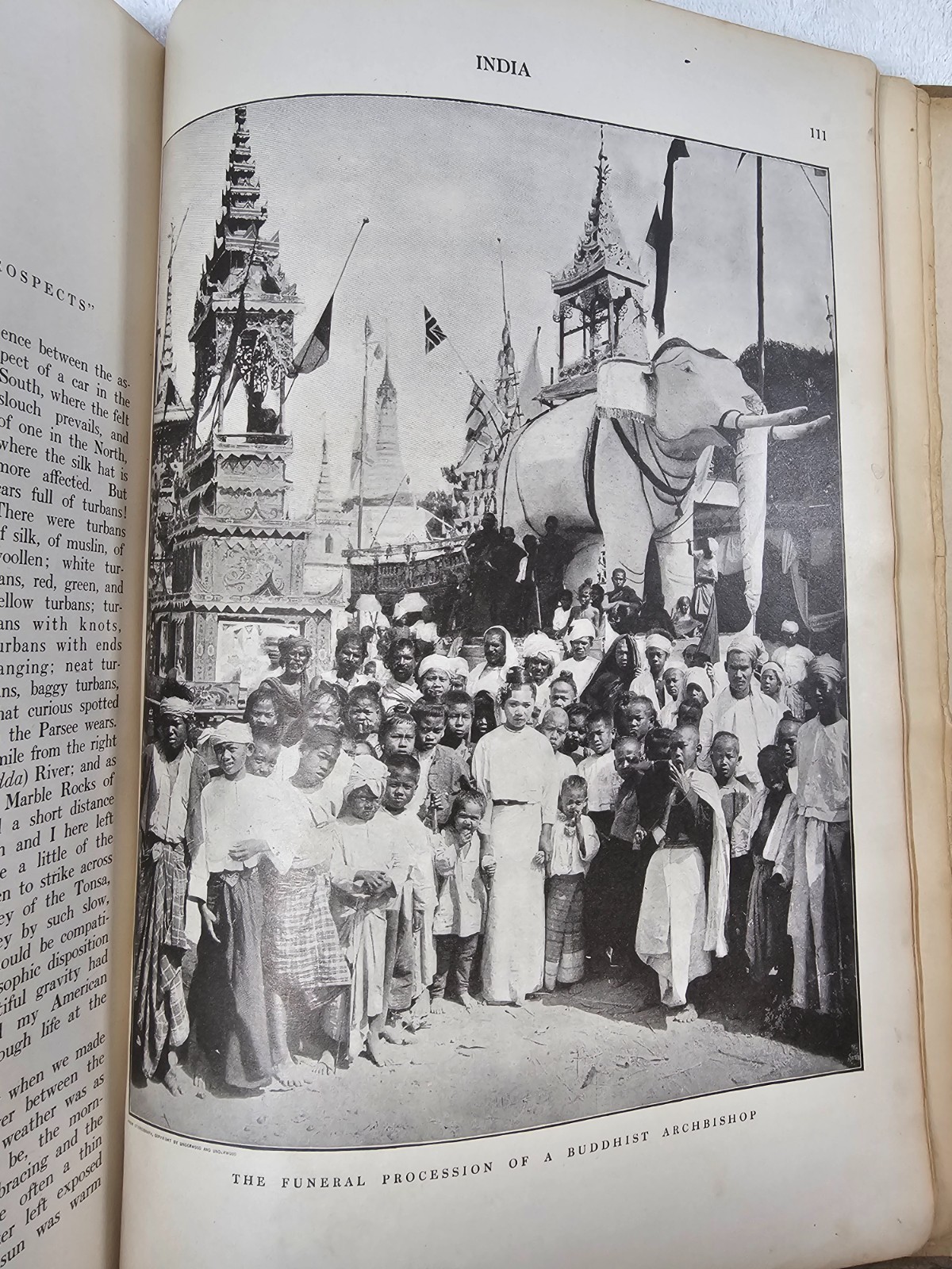 Pictures of the Old World 1904 Antique Photo Book Travel Europe Japan Collier