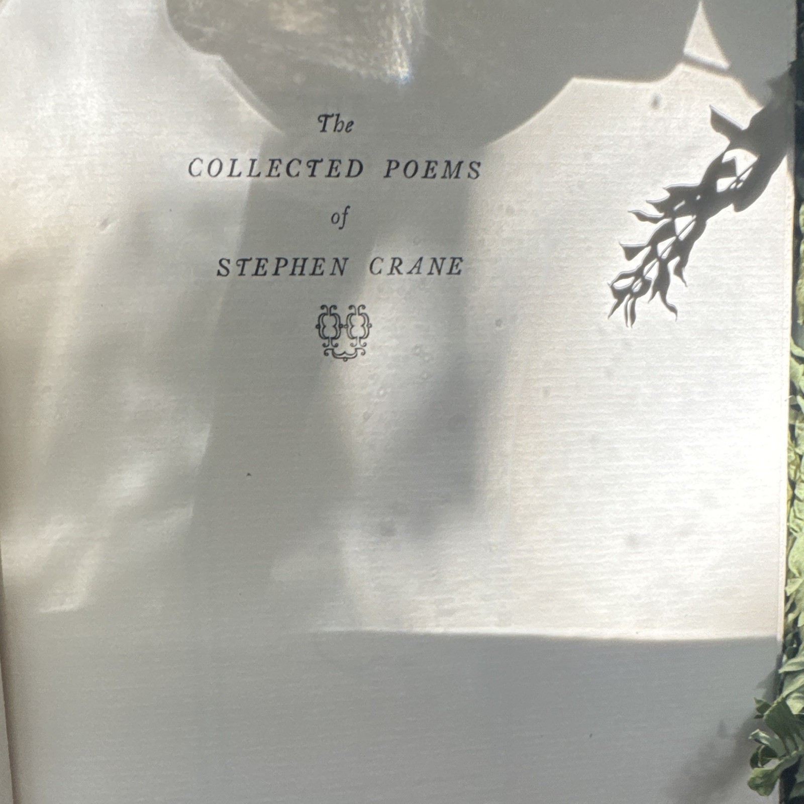 Alfred A. Knopf The Collected Poems of Stephen Crane HC 1930 w/ Dust Jacket
