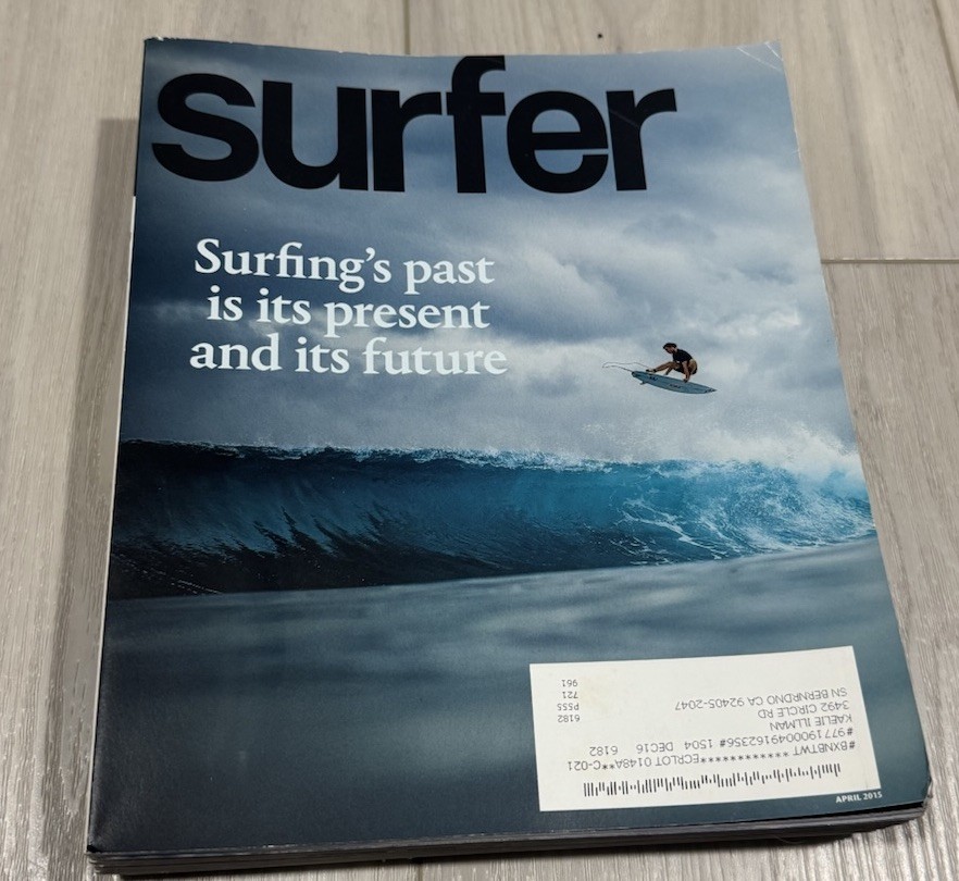 SURFER Magazine (2015/2016/2017) Set Of 10
