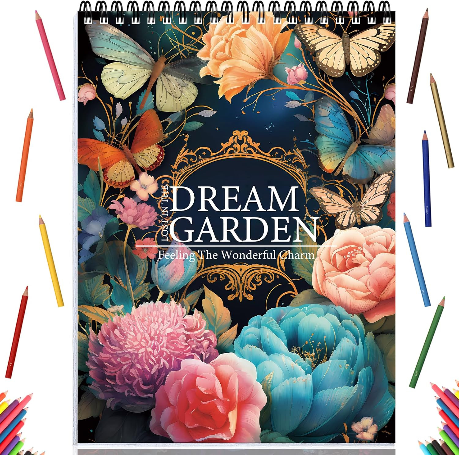 Adult Coloring Book for Women, Coloring Books for Adults Relaxation, Spiral