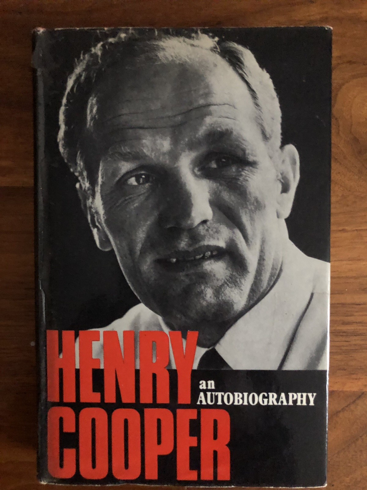 Henry Cooper Signed An Autobiography 1st Ed. HC Boxing Book 1972
