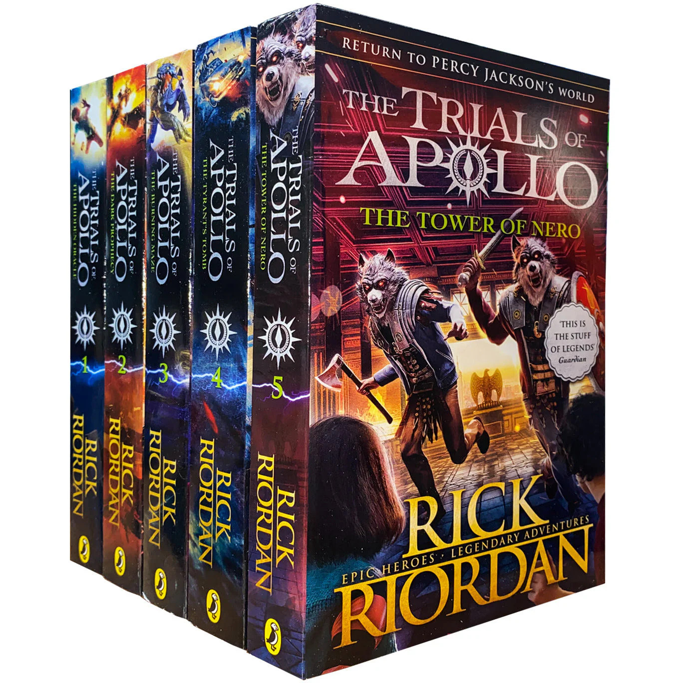 Trials of Apollo, Magnus Chase & Kane Chronicles Series 11 Books Collection Set