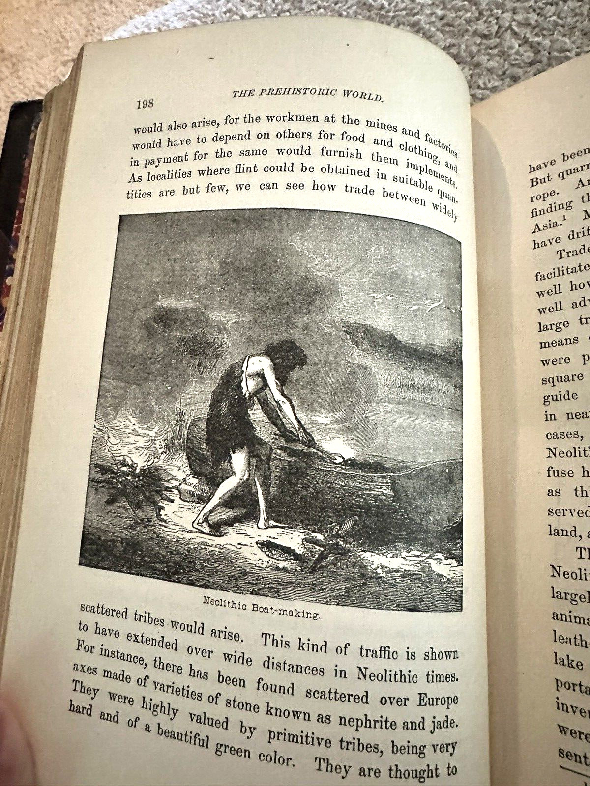 1885, The Prehistoric World: Or, Vanished Races, EA Allen, Profusely Illustrated