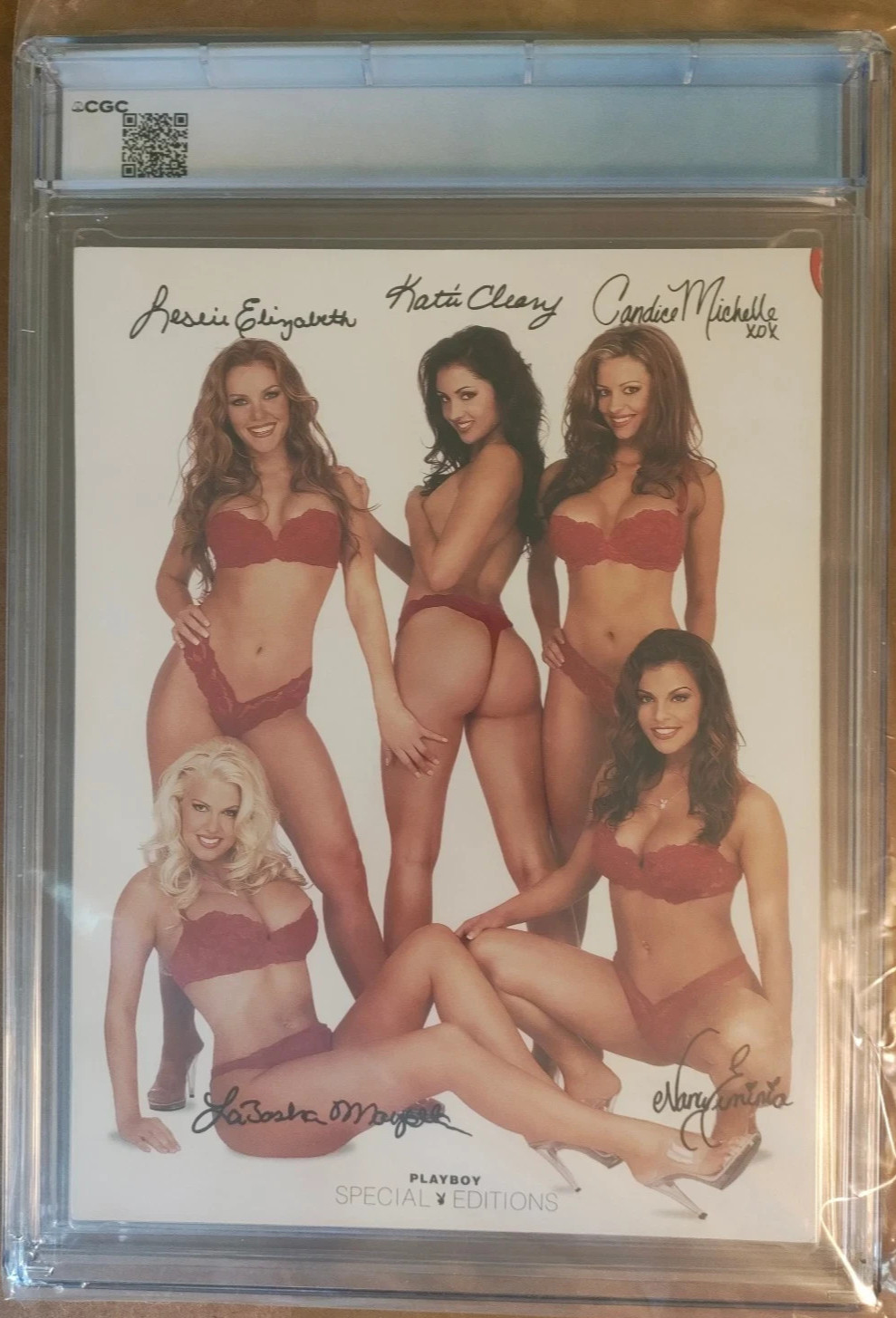 Playboy’s Special Edition Lingerie CGC 8.5 Candice Michelle Katie Clearly (2003)