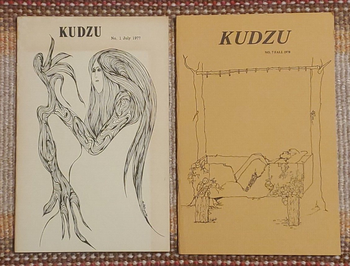 1977 & 1978 Kudzu Poetry Magazines, Cayce, South Carolina (2 Issues)