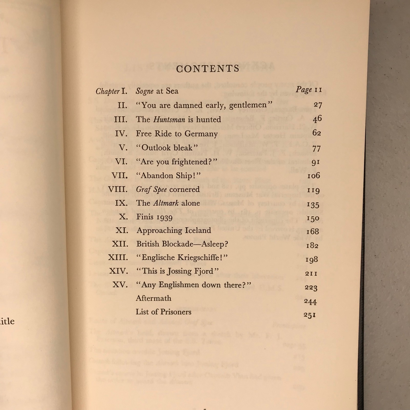 THE ALTMARK AFFAIR The Macmillan Company • 1955 • First American Edition